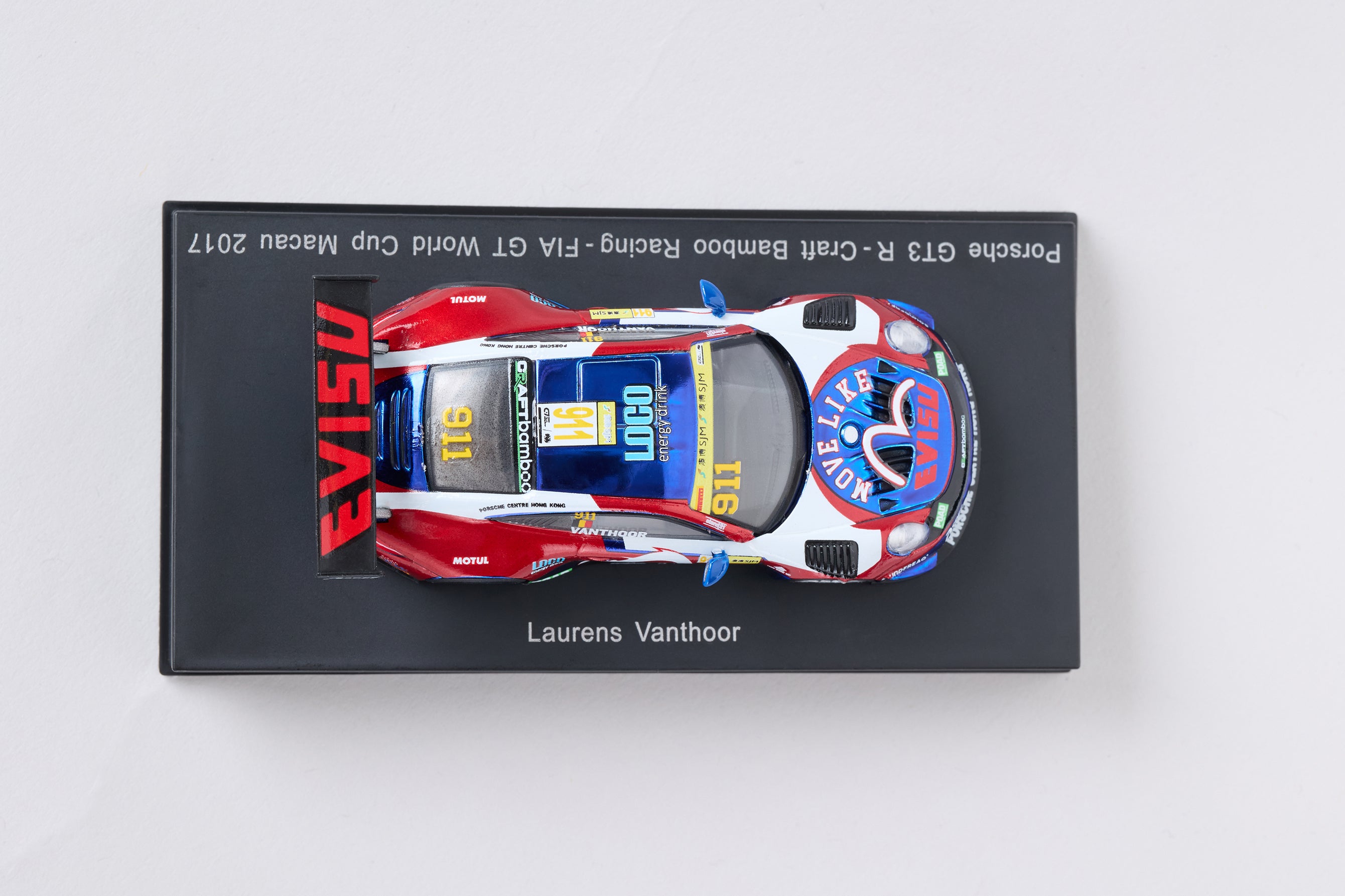 EVISU X PORSCHE GT3 R 1:64 Scale Diecast Model Car