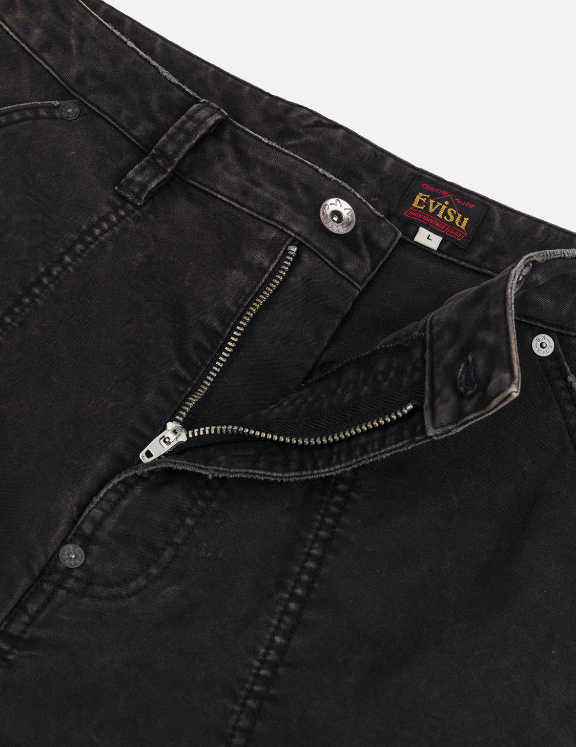 Seagull Print and Multi-Pocket Regular Fit Cargo Pants