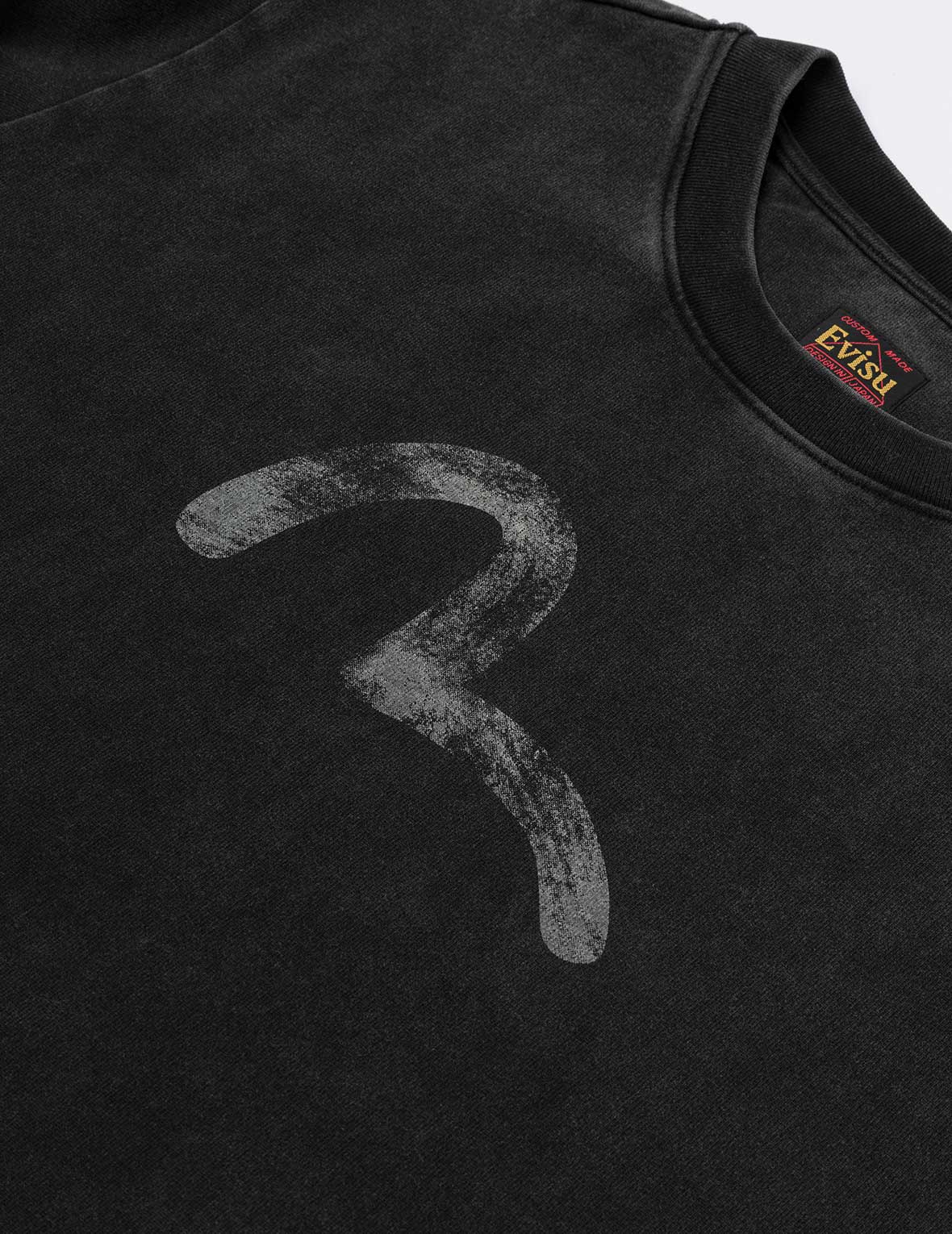 Hand-Drawn Seagull Print Relax Fit T-Shirt