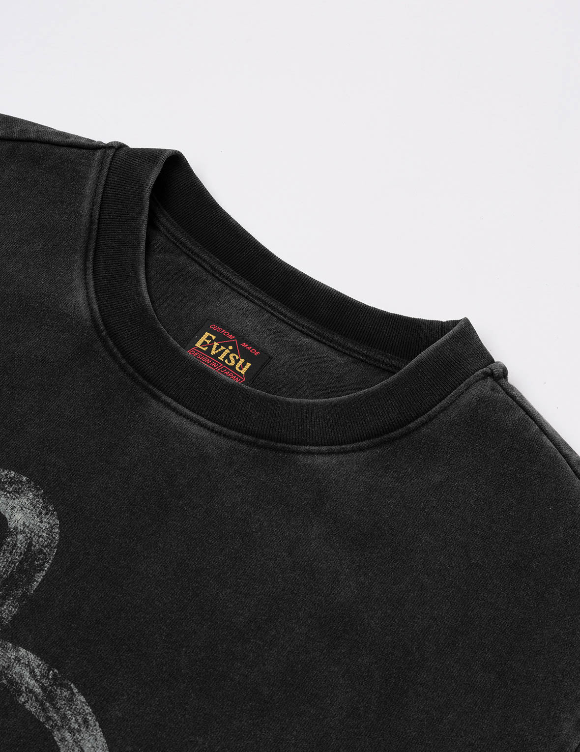 Hand-Drawn Seagull Print Relax Fit T-Shirt