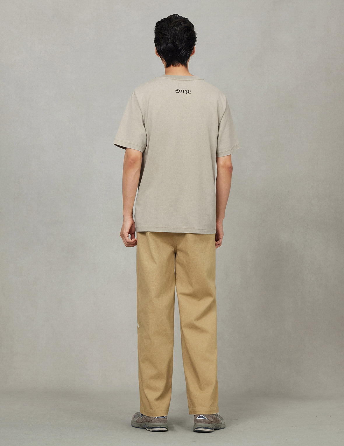 Hand-Drawn Seagull Print Relax Fit T-Shirt