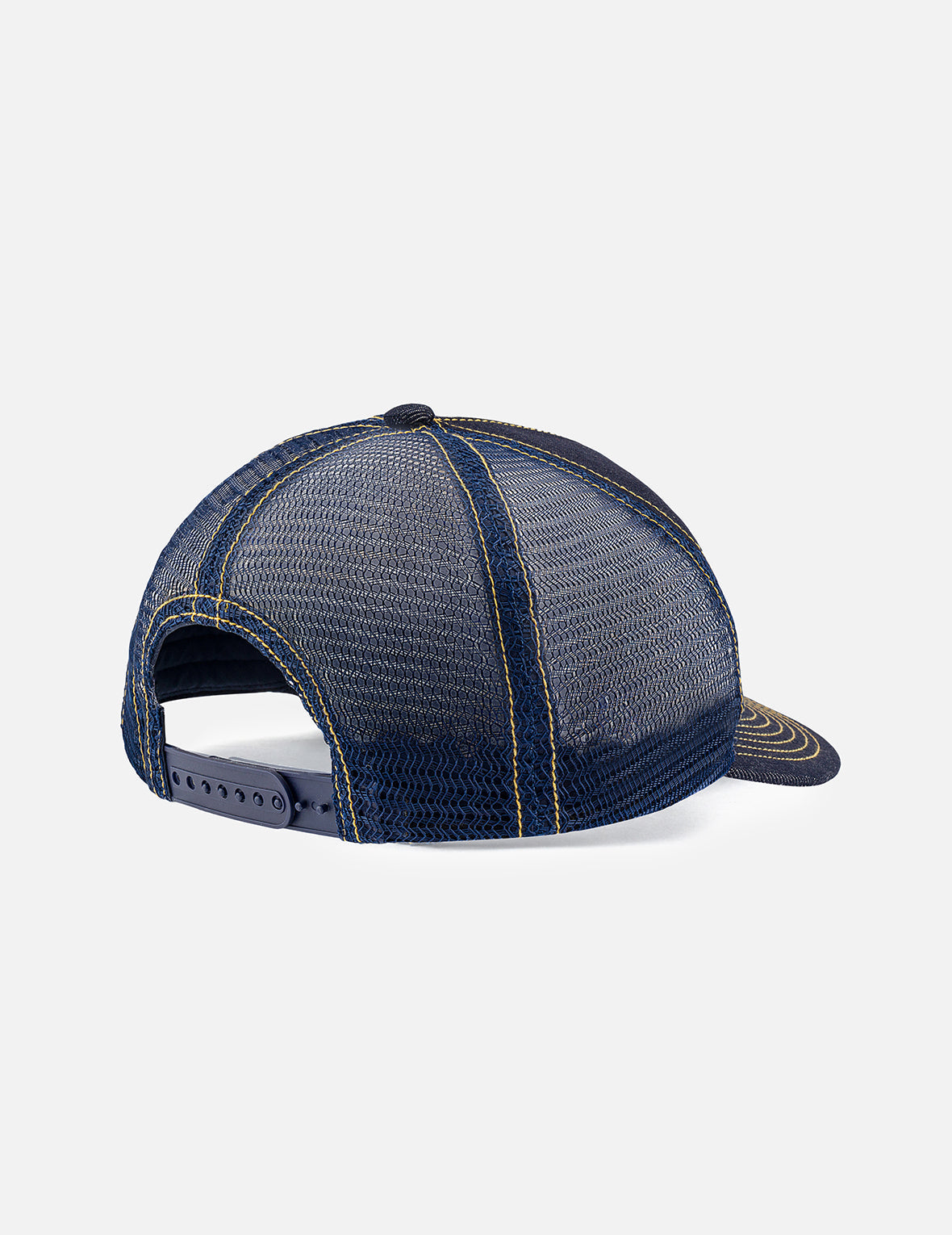 Seagull Print Pocket Denim Tucker Hat