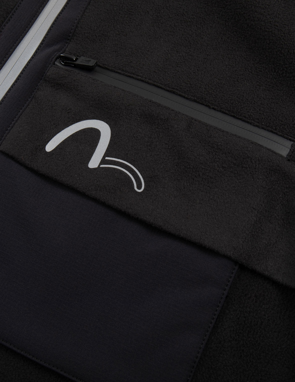 多重圖案印花常規版型毛絨夾克