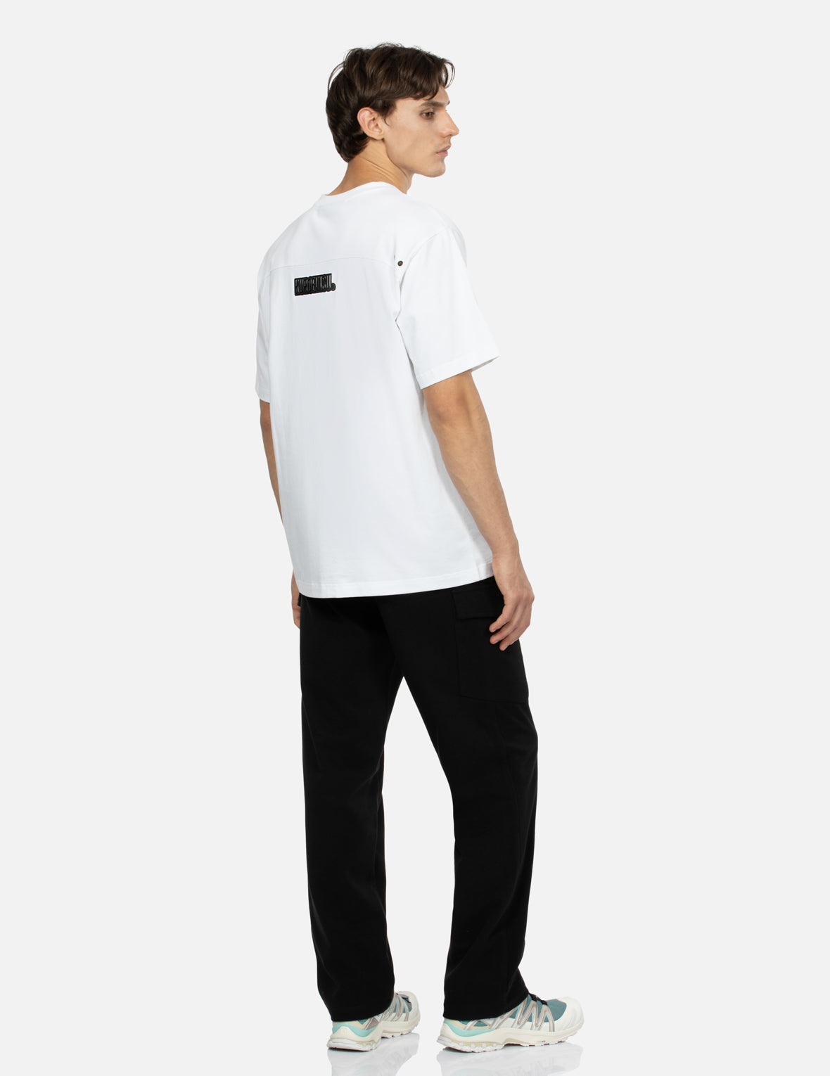 Logo and Seagull Print Regular Fit Pants