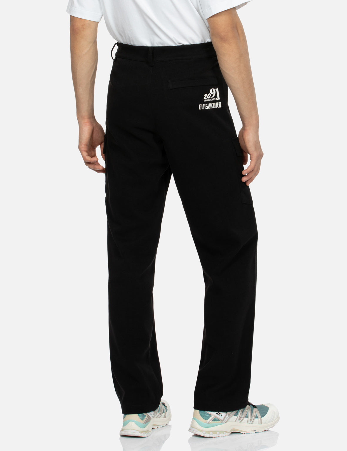 Logo and Seagull Print Regular Fit Pants