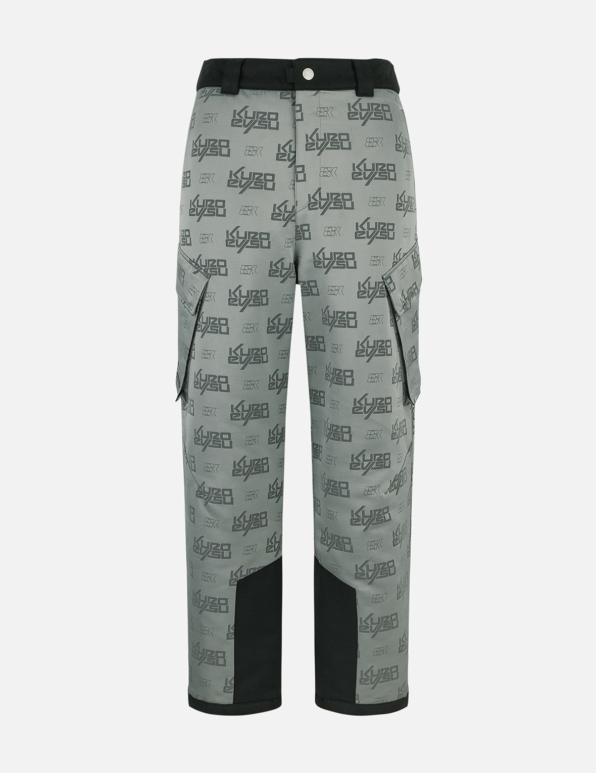 Allover Logo Jacquard Wide-leg Padded Ski Joggers – EVISU