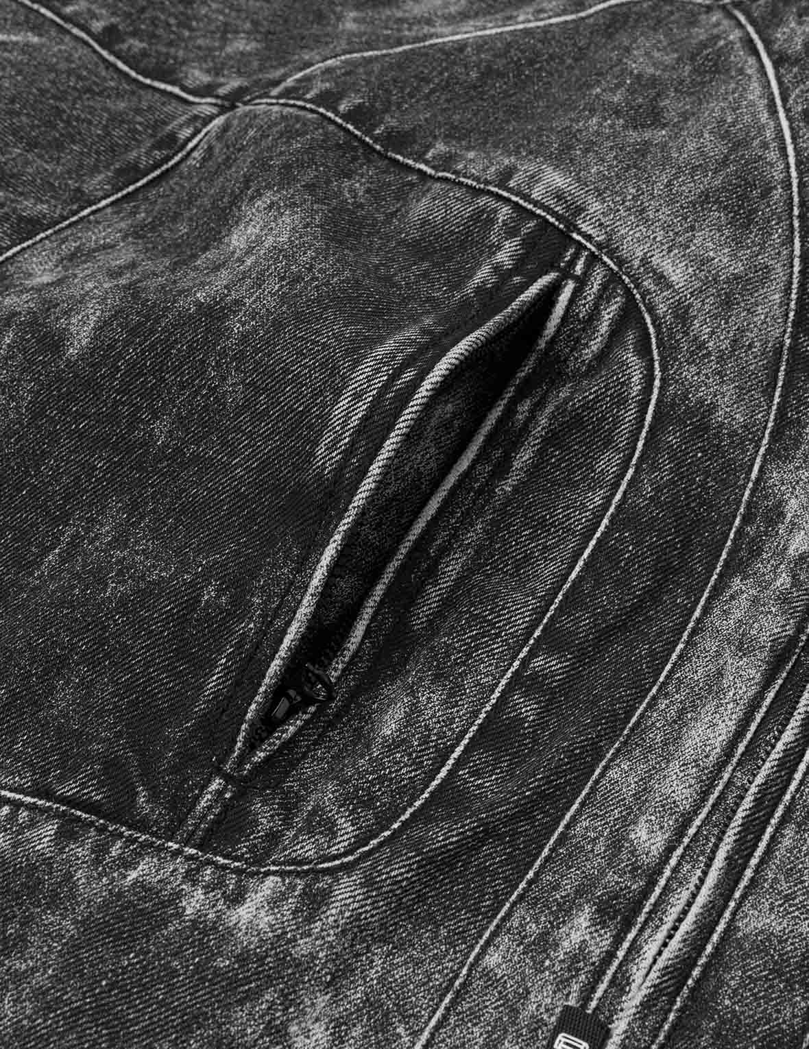 Hand Painted Allover Print Regular Fit Jacket