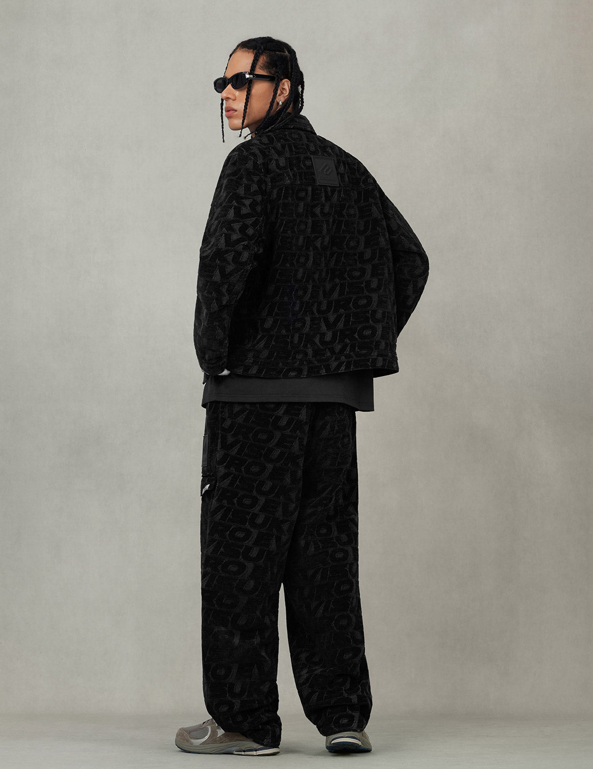 Allover EVISUKURO Jacquard Regular Fit Work Jacket