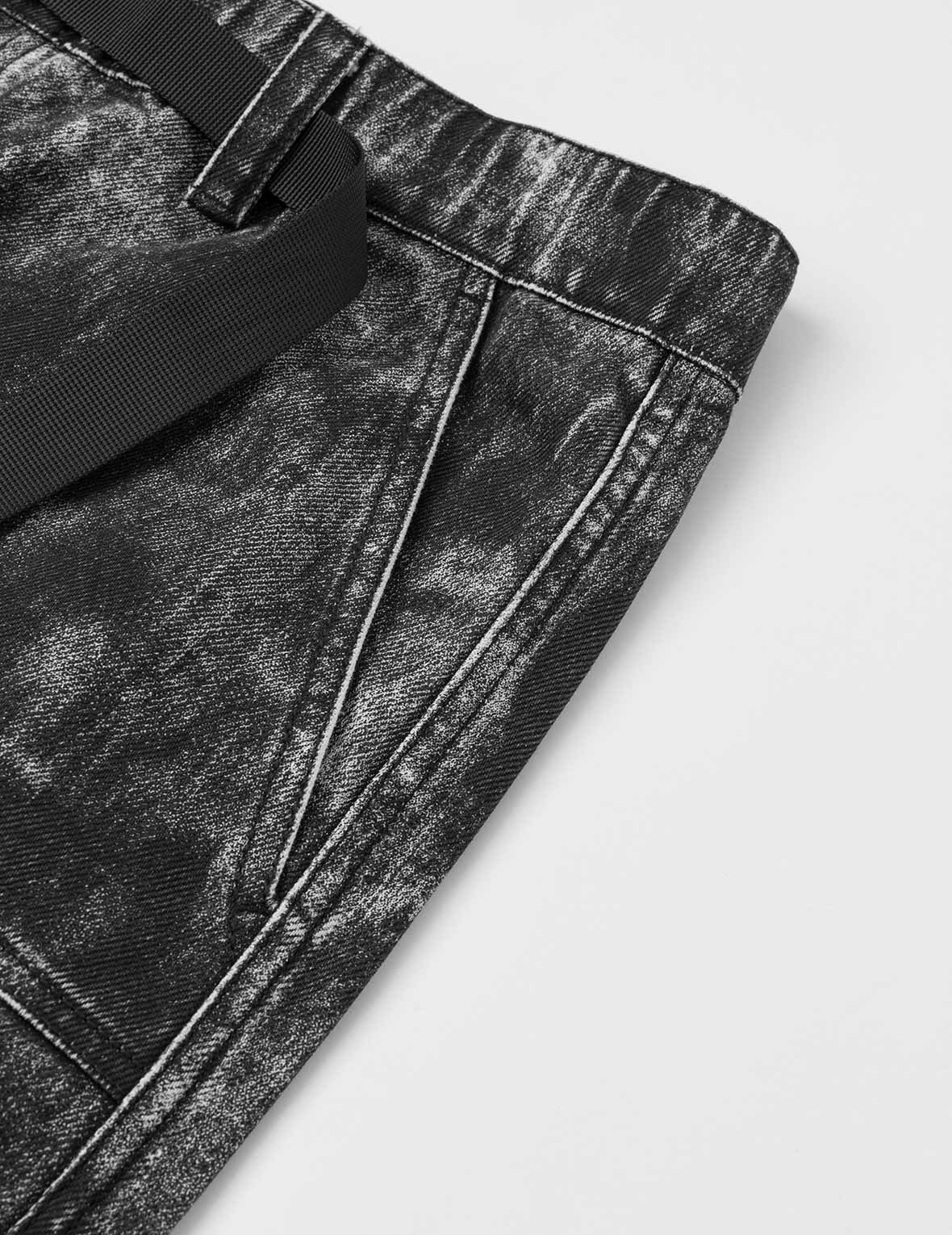 Allover Hand-painted Pattern Print Regular Fit Pants