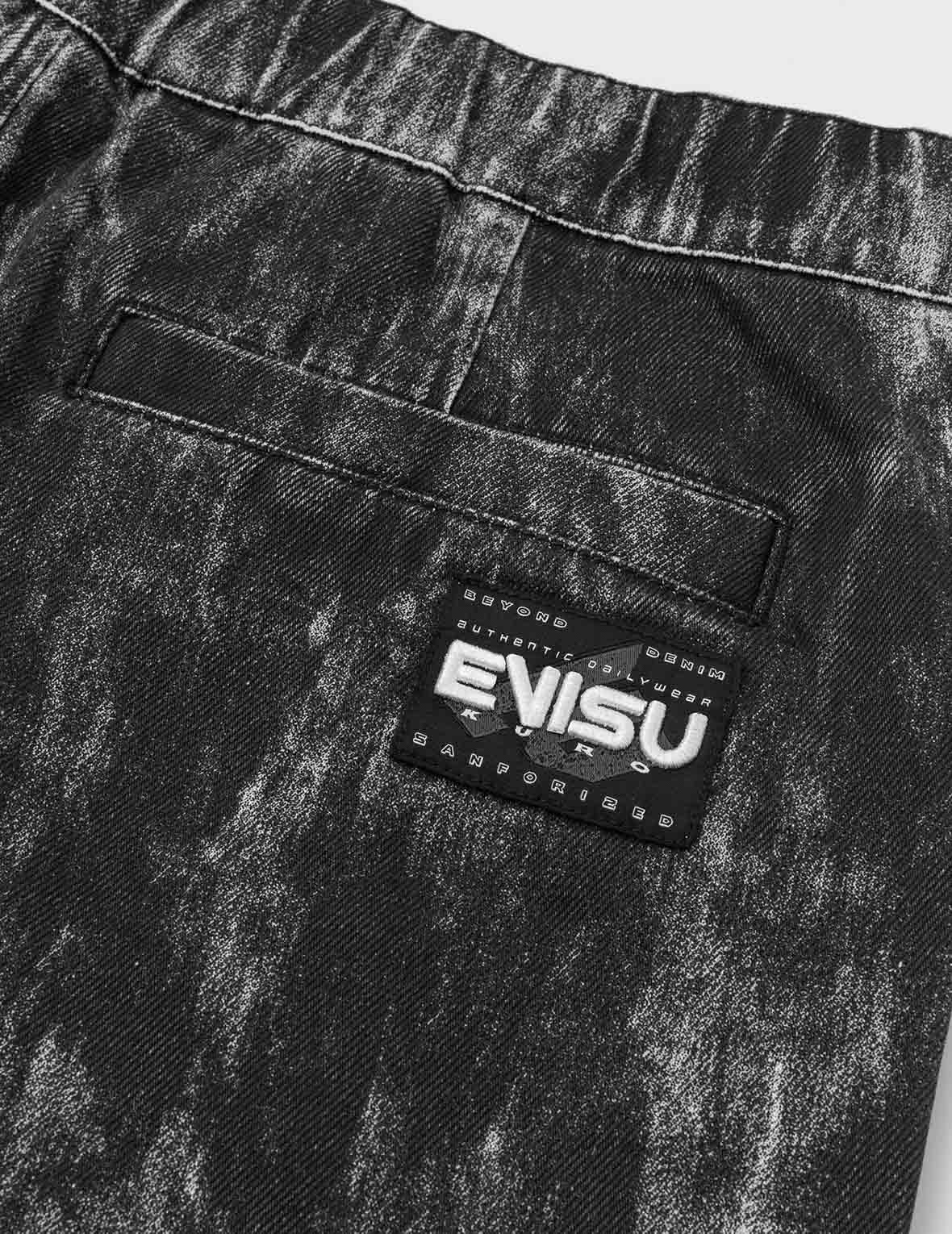 Allover Hand-painted Pattern Print Regular Fit Pants