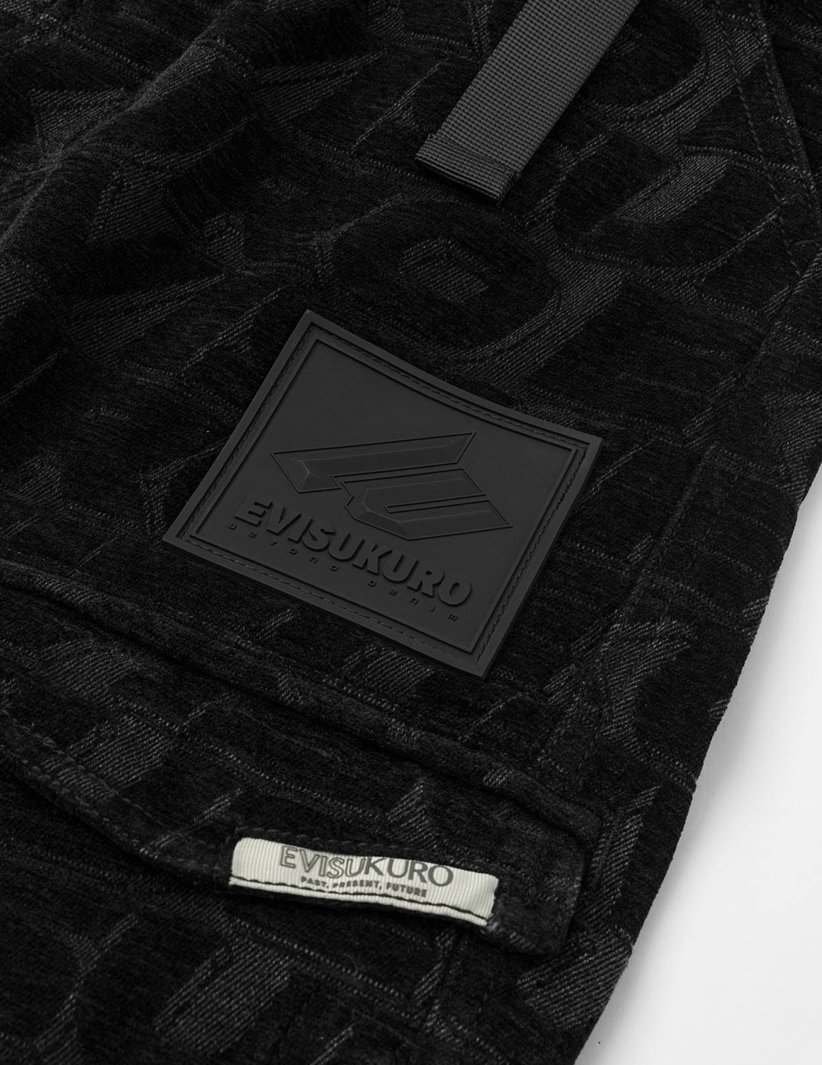 Monogram Allover Jacquard Relax Fit Worker Pants