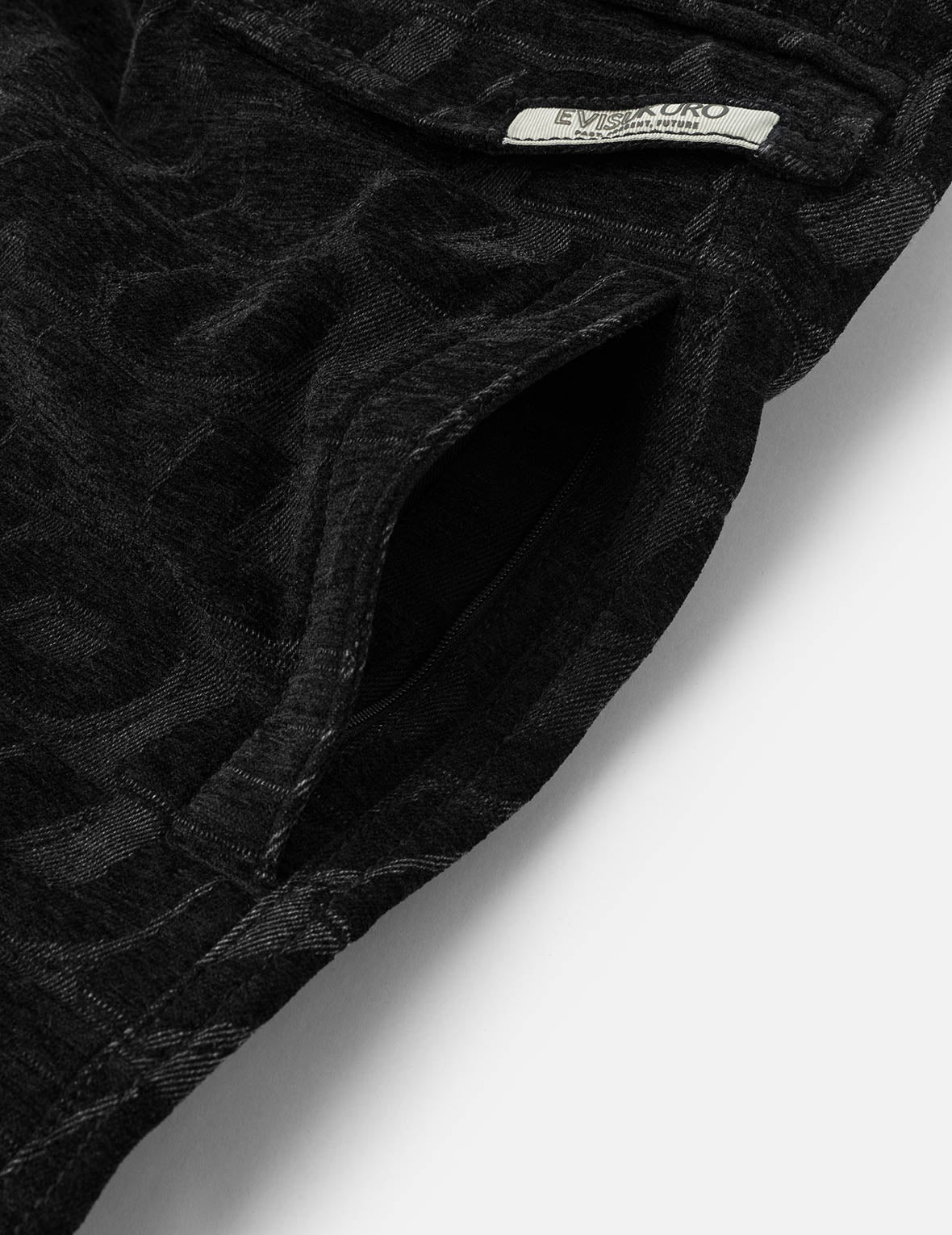 Monogram Allover Jacquard Relax Fit Worker Pants