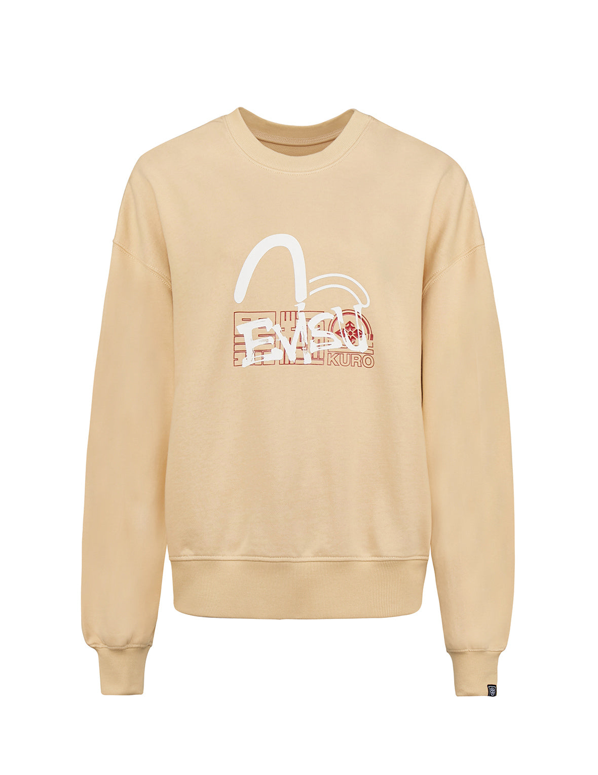 水波紋家花印花衛衣