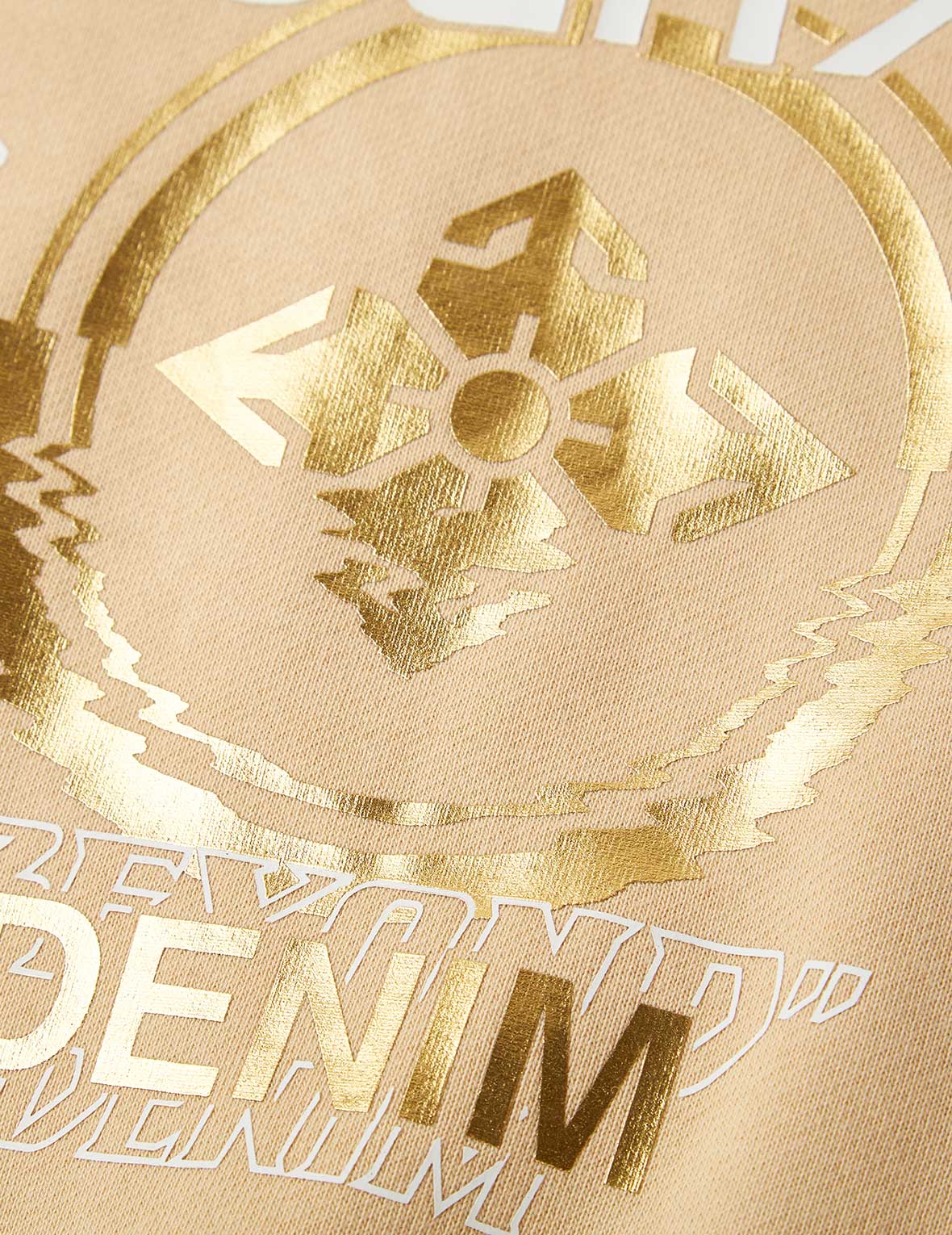 水波紋家花印花衛衣