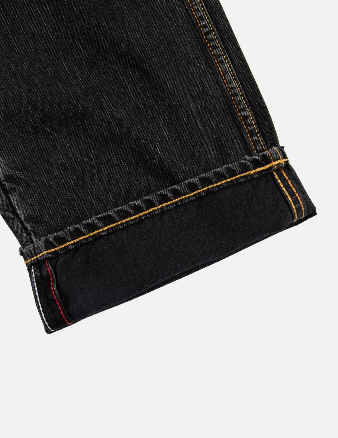 大M印花闊腳牛仔褲 #2000