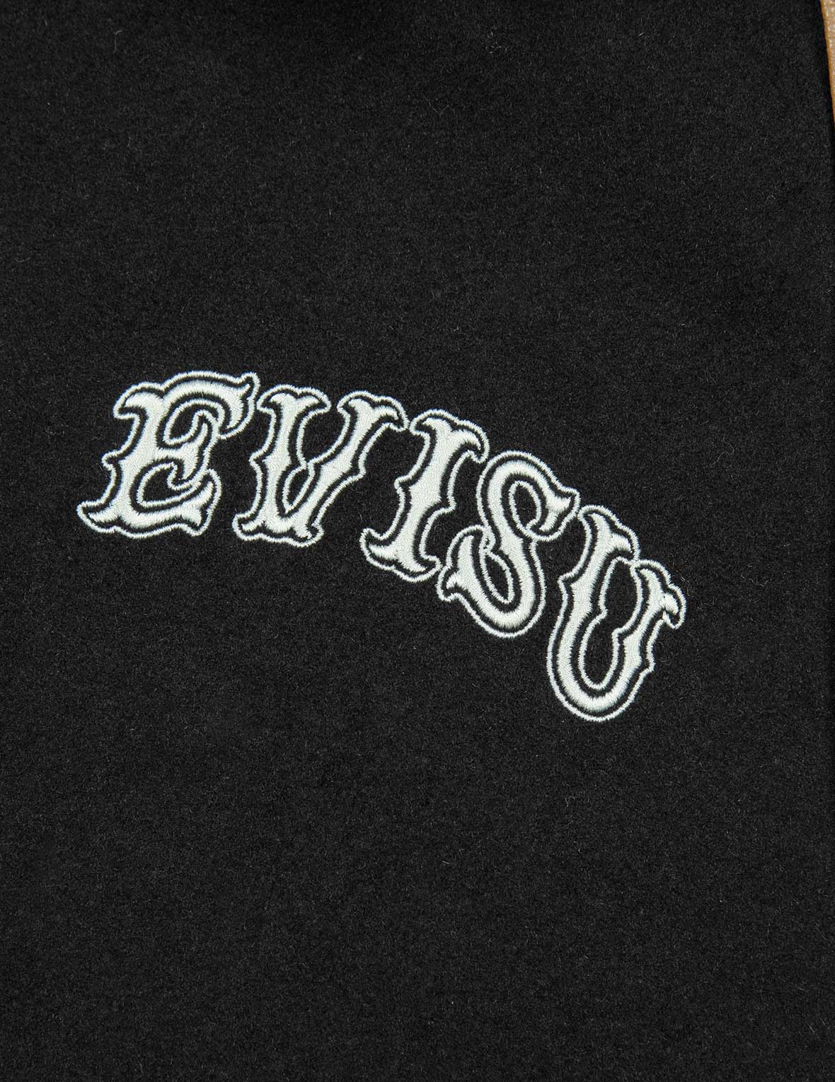 Logo and Seagull Applique Relax Fit Baseball Jacket