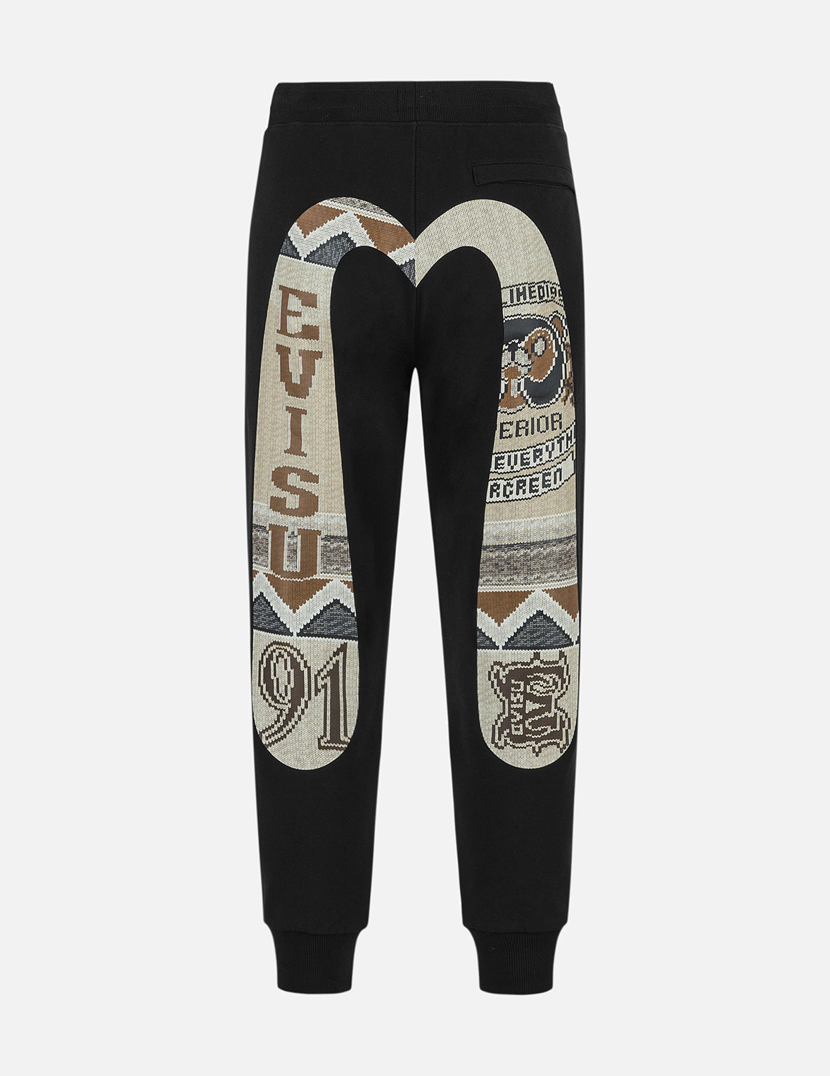 Ethnic Style Daicock Print Regular Fit Sweatpants