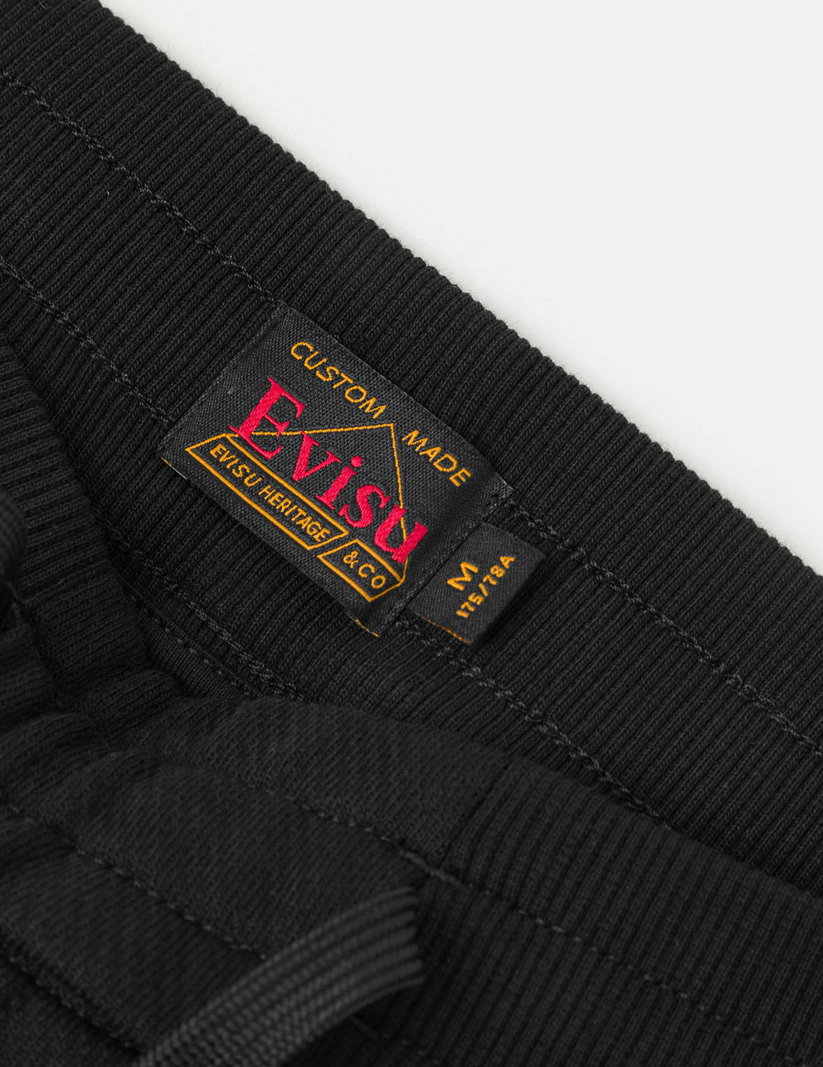 家花貼布繡拼布寬版運動褲