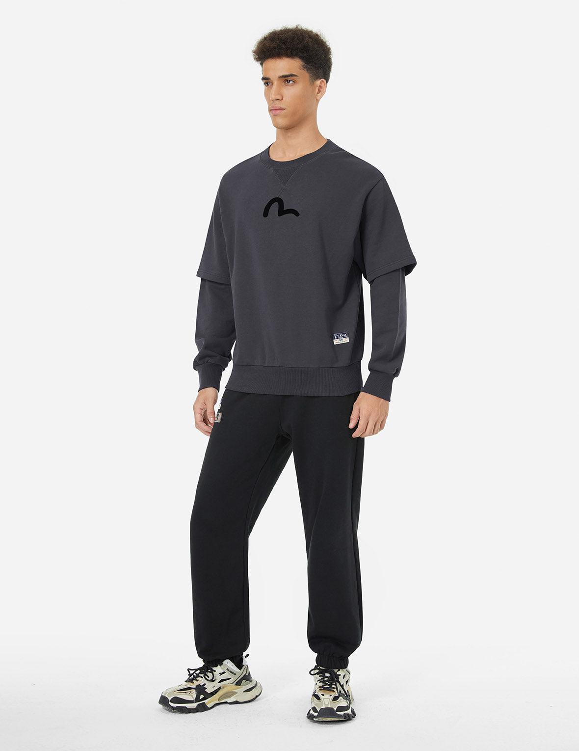 2-in-1 Multi-Print Relax Fit Sweatshirt