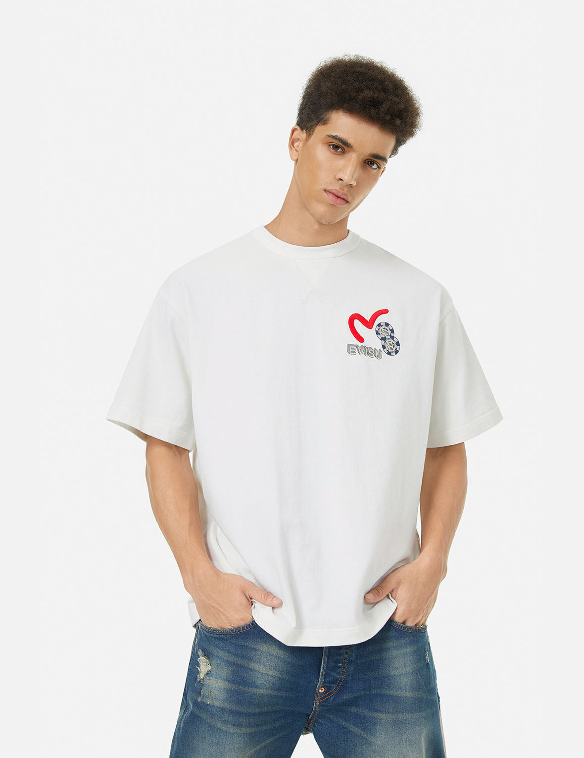 惠比壽海報貼布寬版T恤