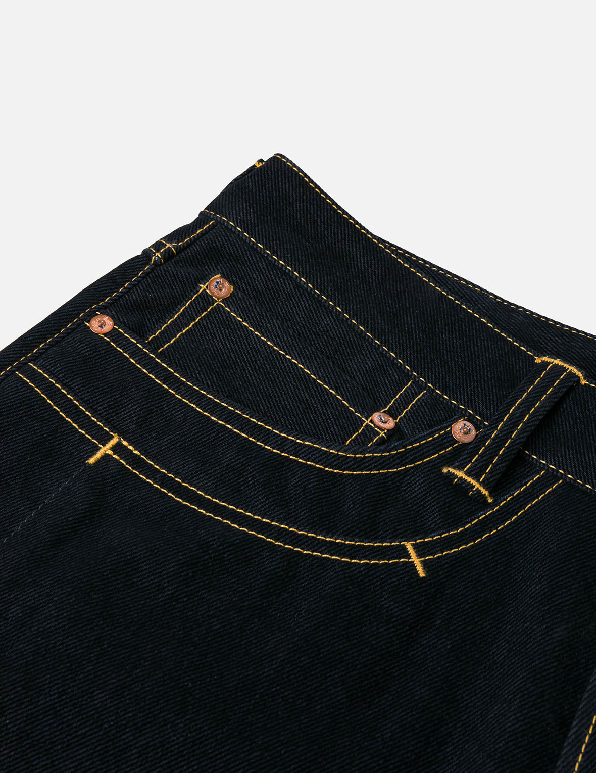 商標刺繡與海鷗印花窄腳牛仔褲 #2017