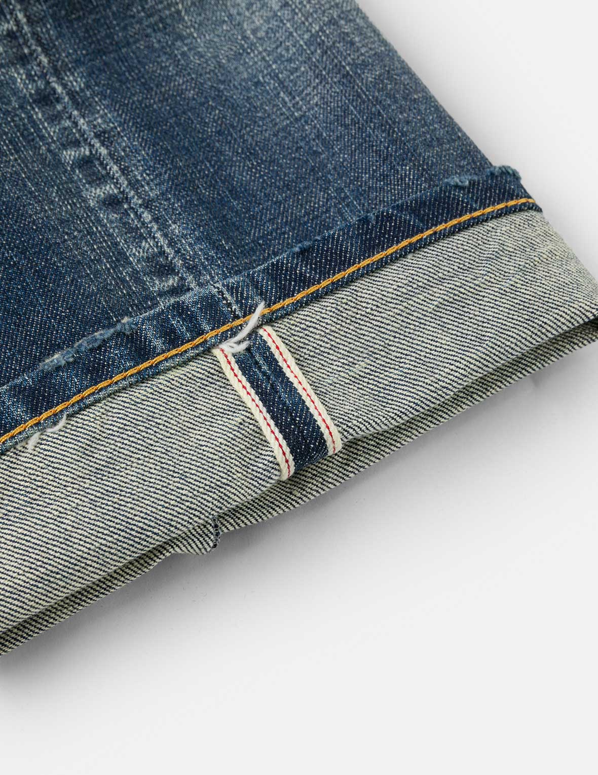 Washed Distressed Daicock Relax Fit Jeans #2030