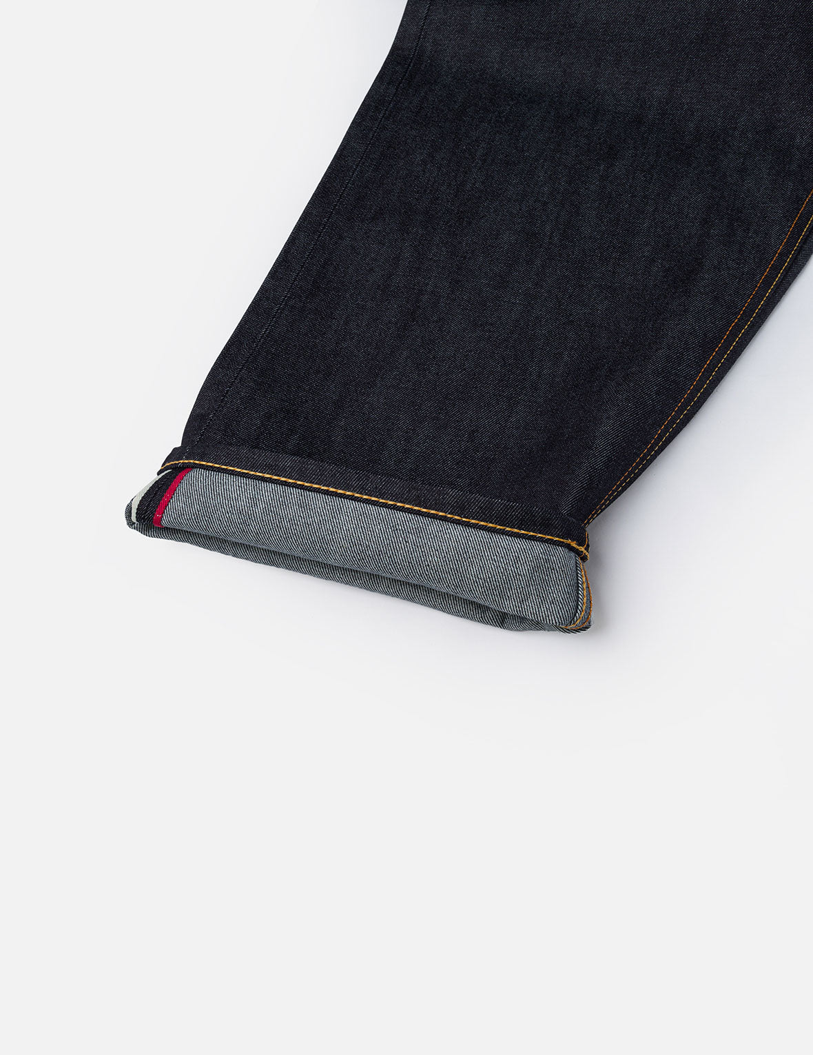 紅色大M印花寬鬆版型牛仔褲 #2038