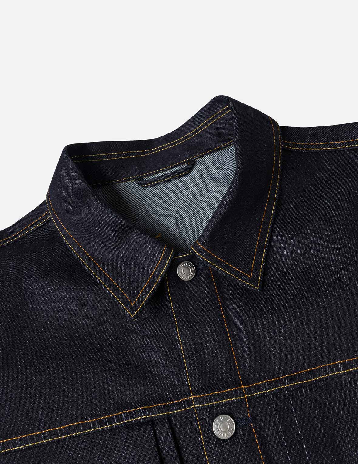 Seagull Print and Multi-Pocket Relax Fit Denim Jacket