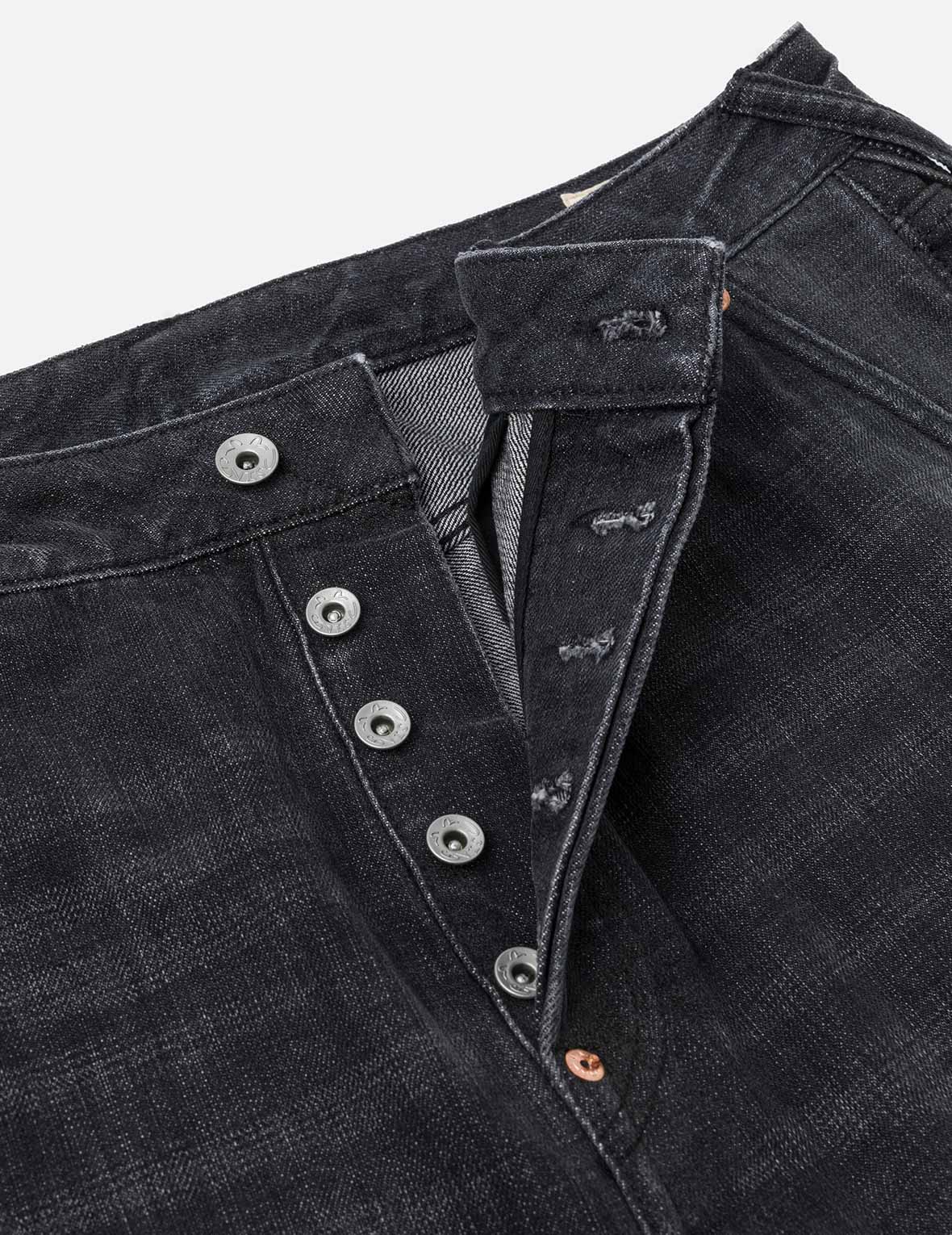 洗水海鷗和商標浮雕壓花常規版型束口牛仔褲