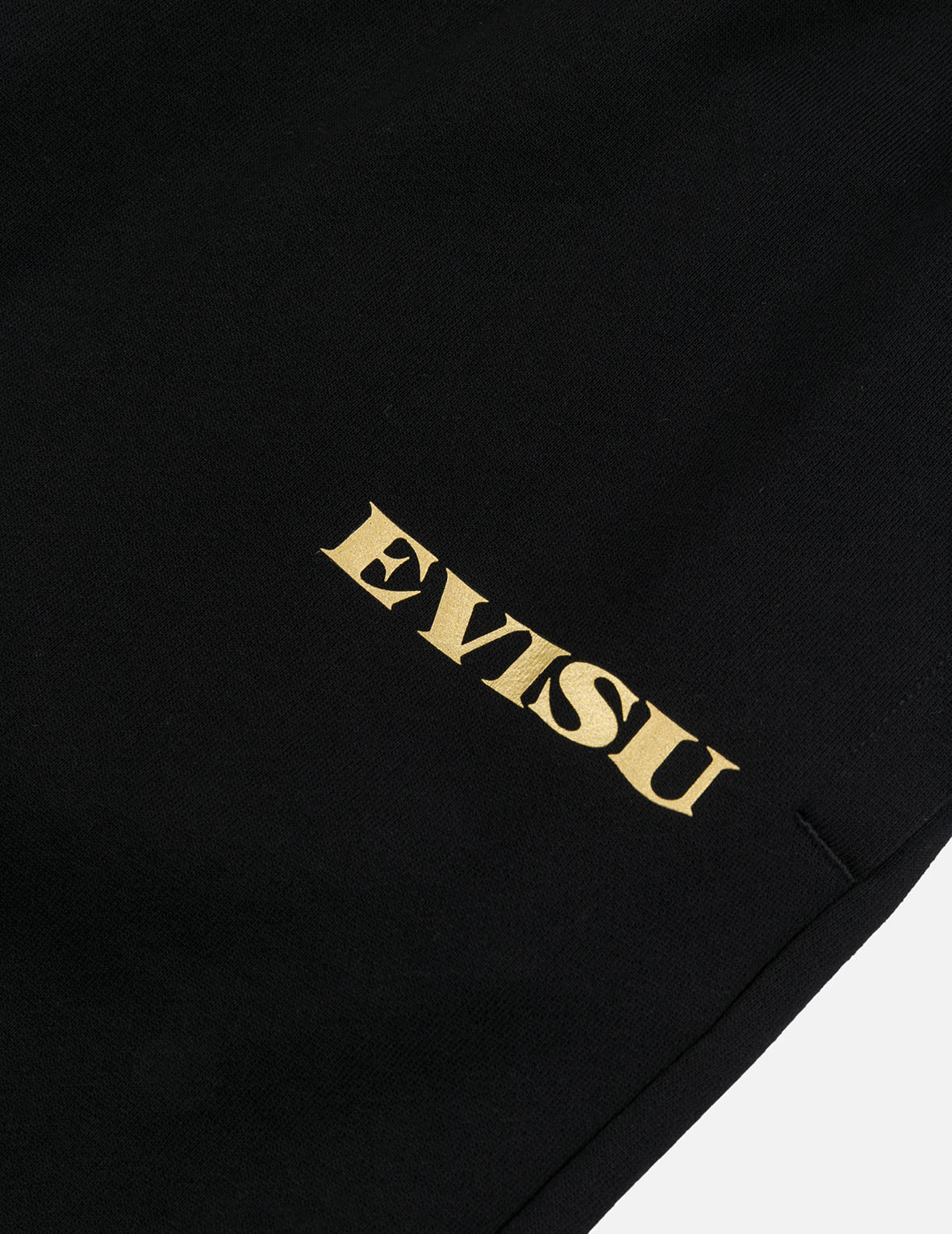 Grateful Crane Print and Multi-pocket Straight Fit Sweatpants