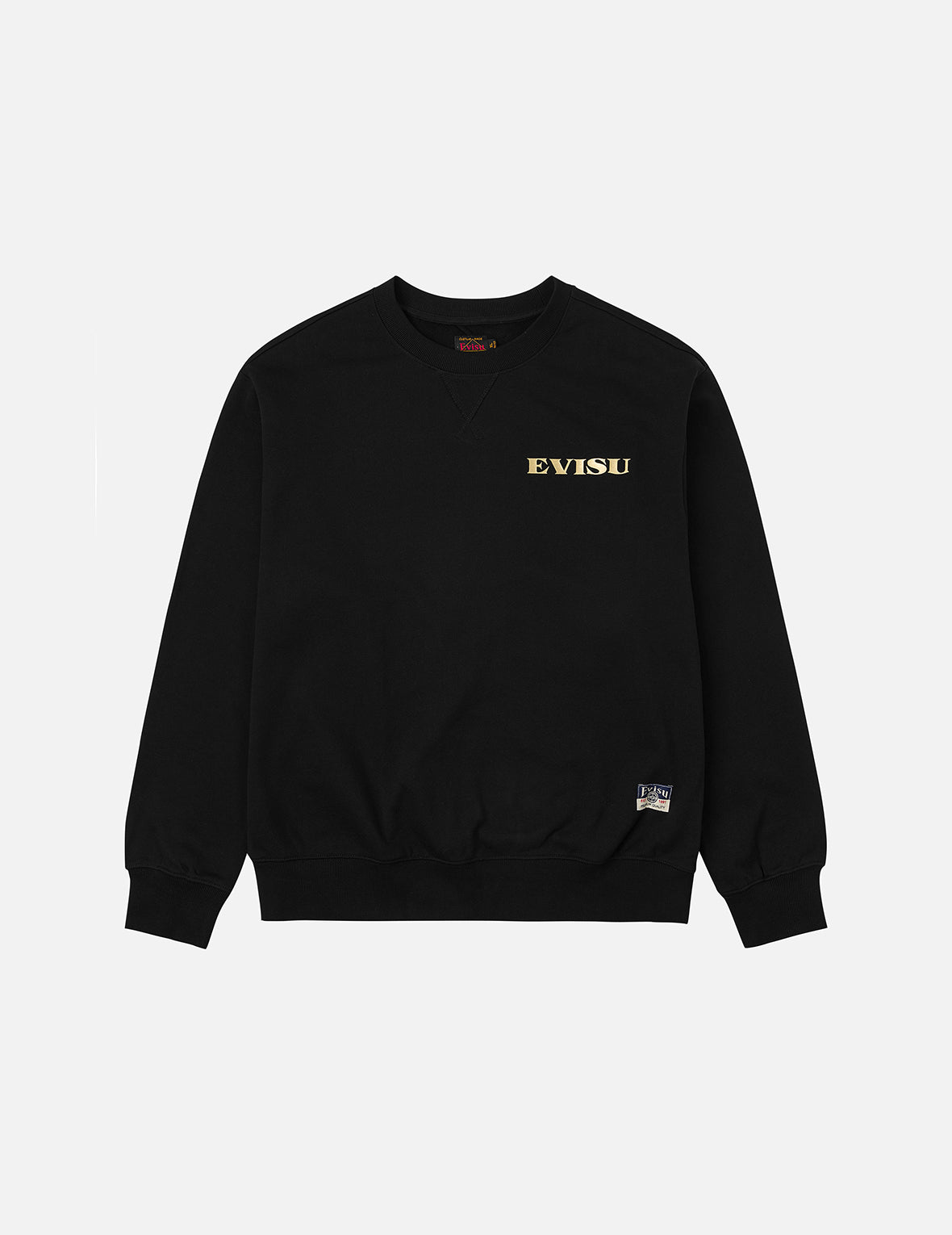 海鷗織錦貼布寬版休閒衛衣