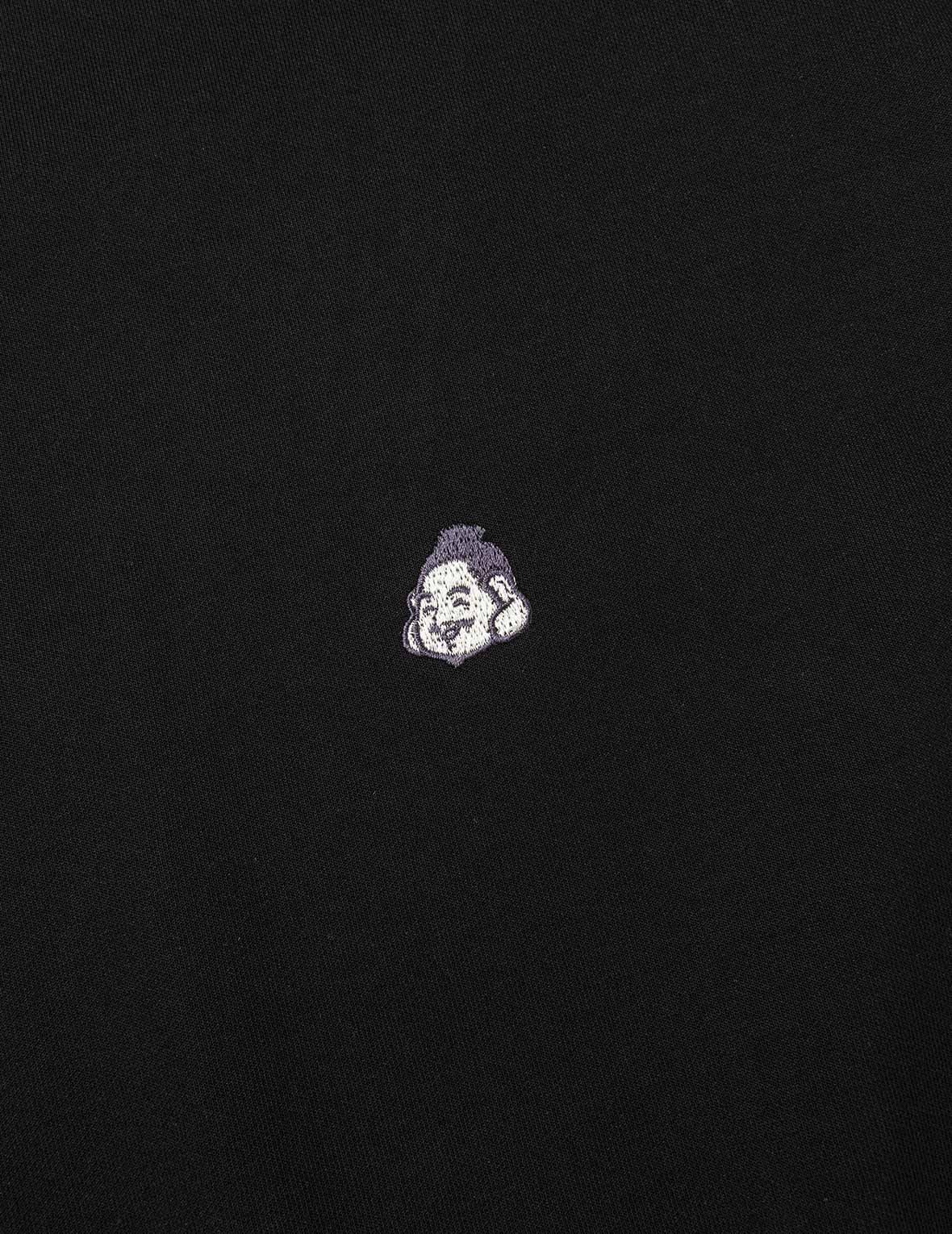 Allover Multi Logos Embroidery Relax Fit Sweatshirt