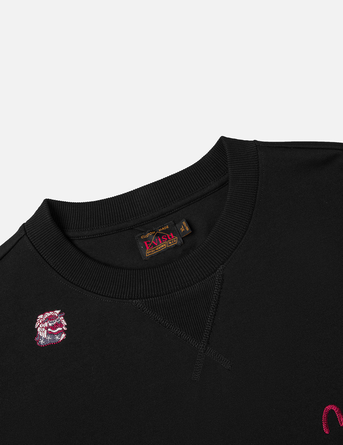 Allover Multi Logos Embroidery Relax Fit Sweatshirt