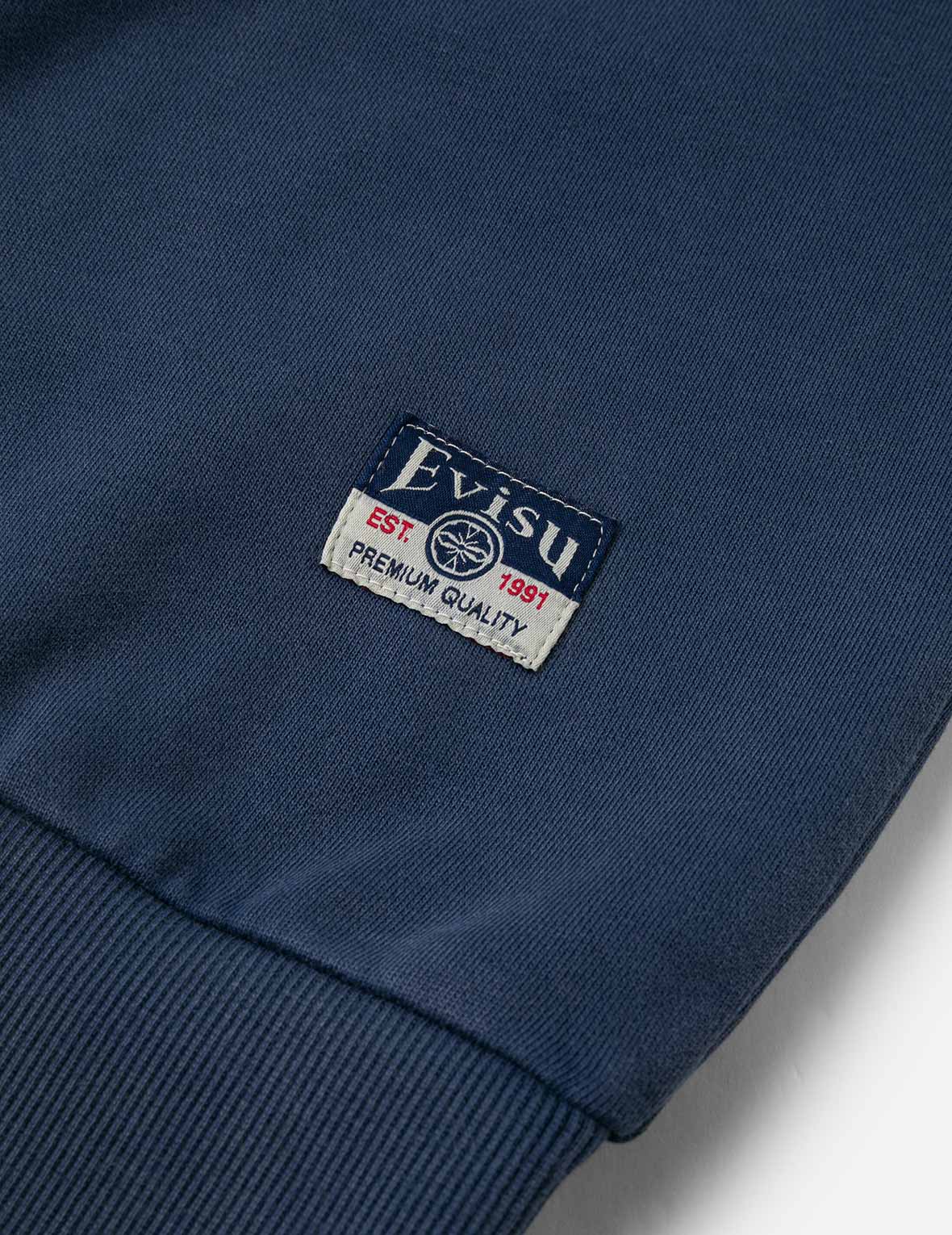 佛頭與商標刺繡休閒衛衣