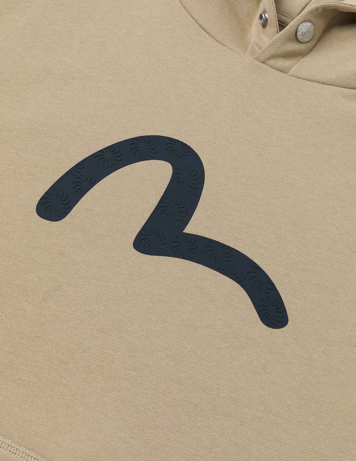 Seagull Print Relax Fit Hoodie