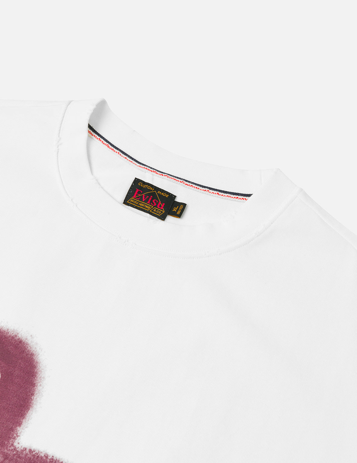 塗鴉風格海鷗與商標印花寬版休閒T恤