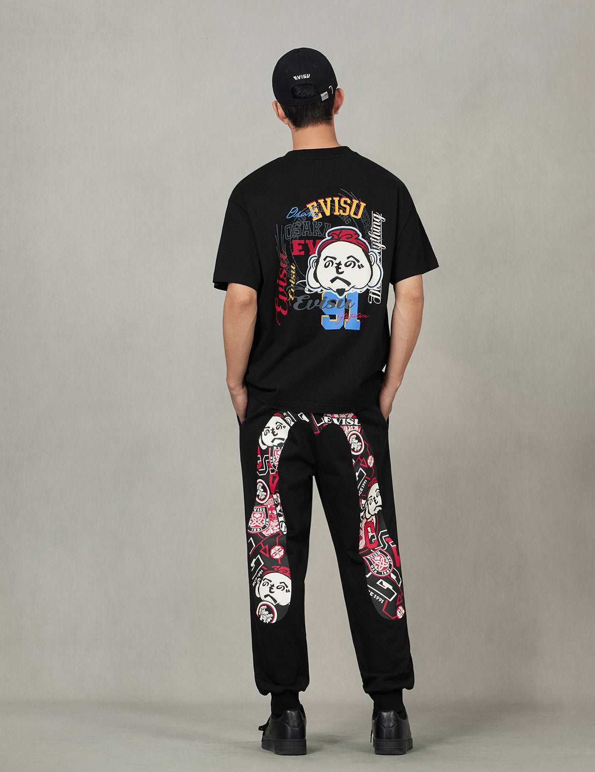 Henohenomohe Godhead Embroidery Relax Fit T-Shirt