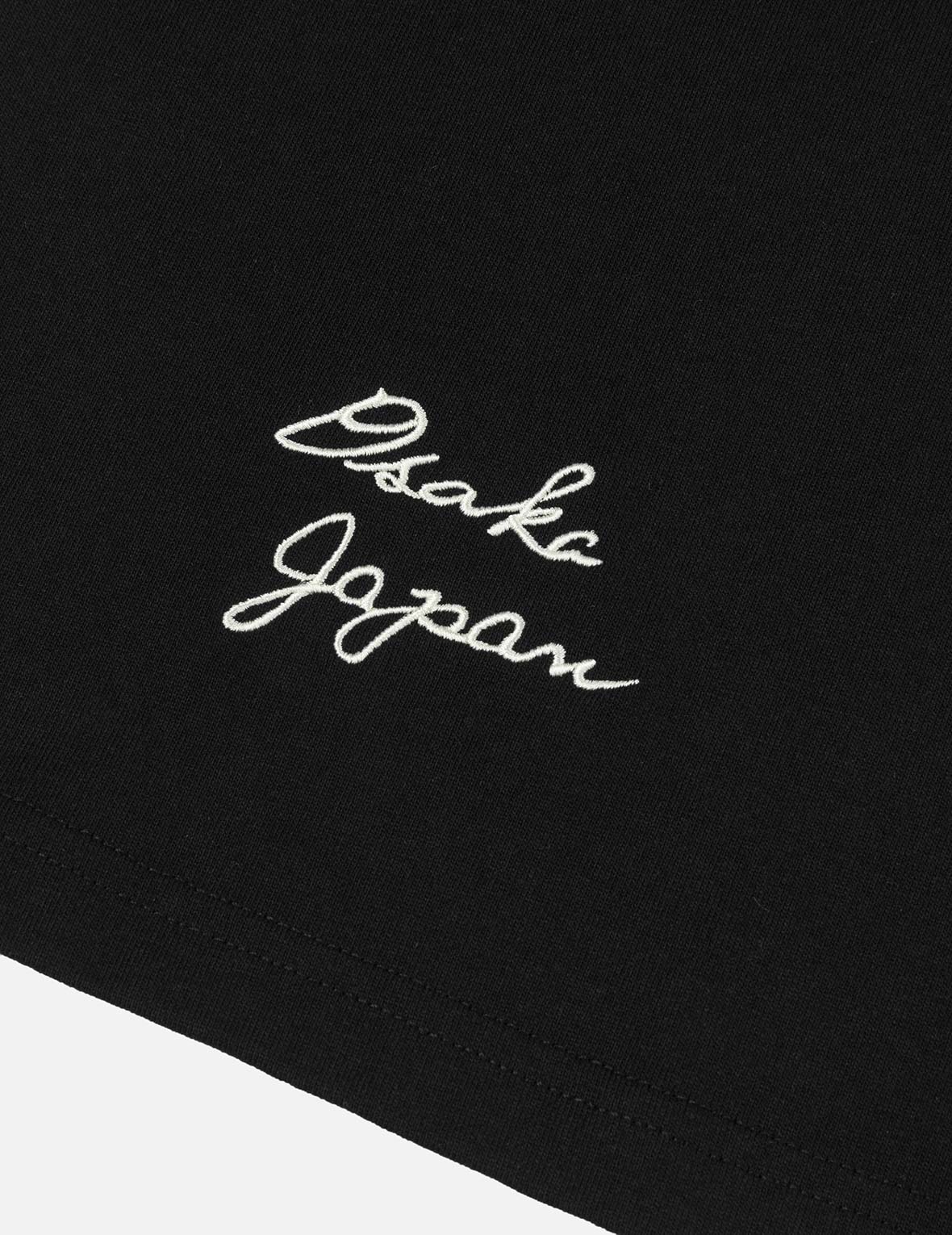 Multi-pocket Color Blocking Sashiko Loose Fit T-shirt