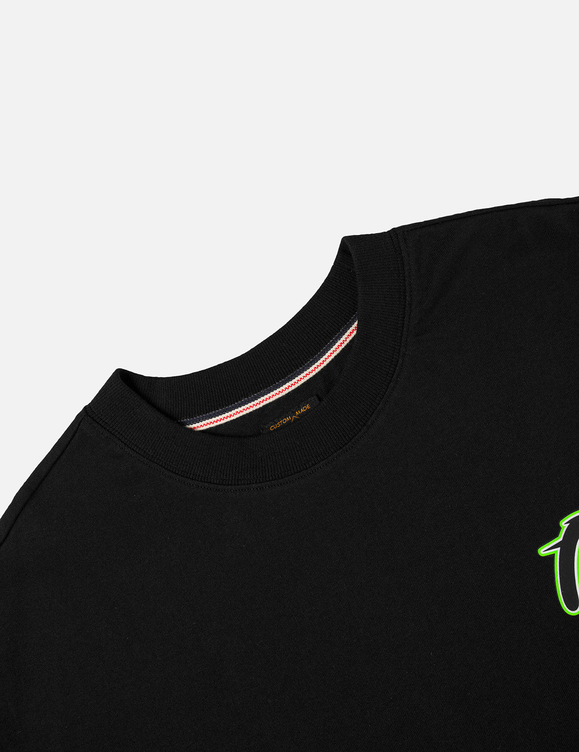 竹葉青蛇影3.0 印花T恤 - 黑色