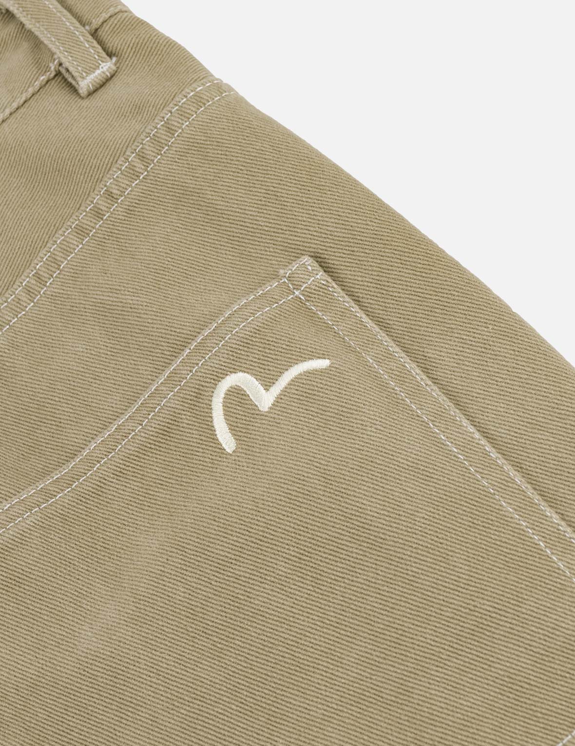 Seagull Embroidered Balloon Woven Pants