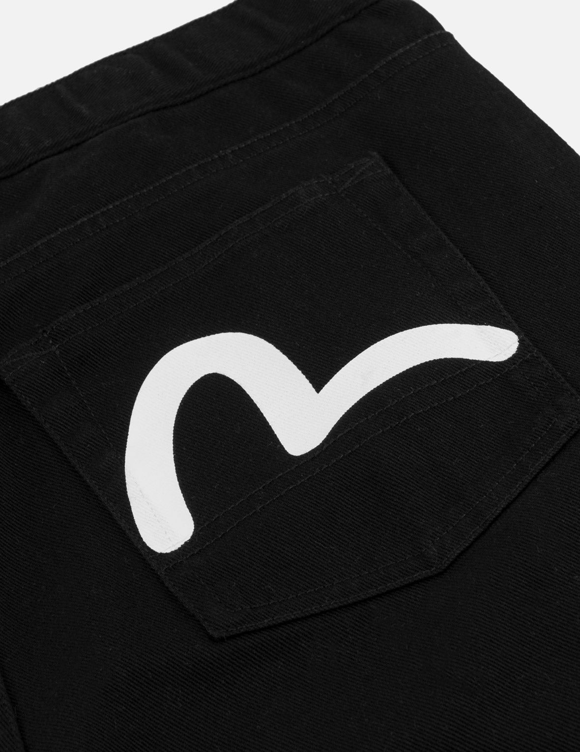 Back Seagull Print Chino Pants