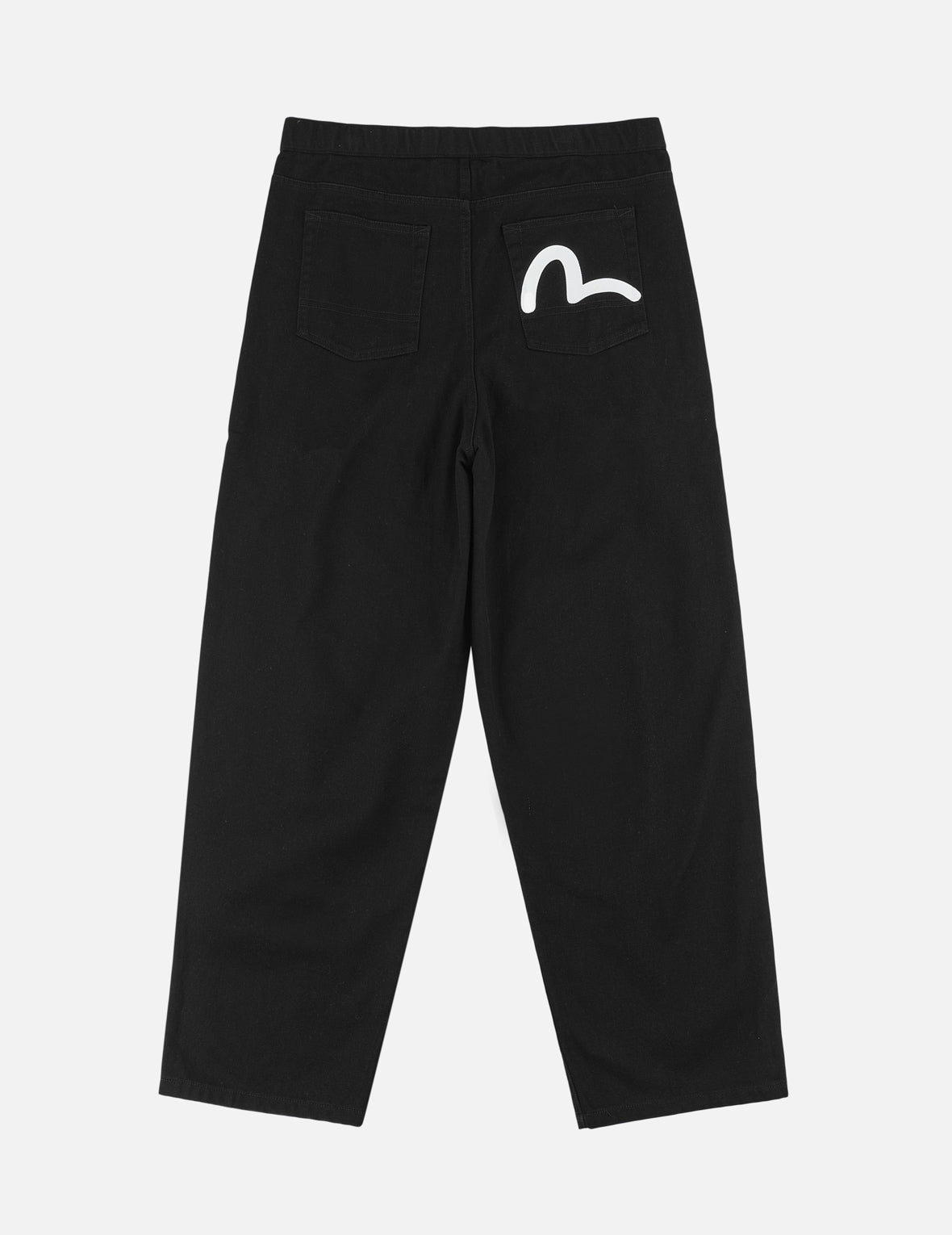 Back Seagull Print Chino Pants