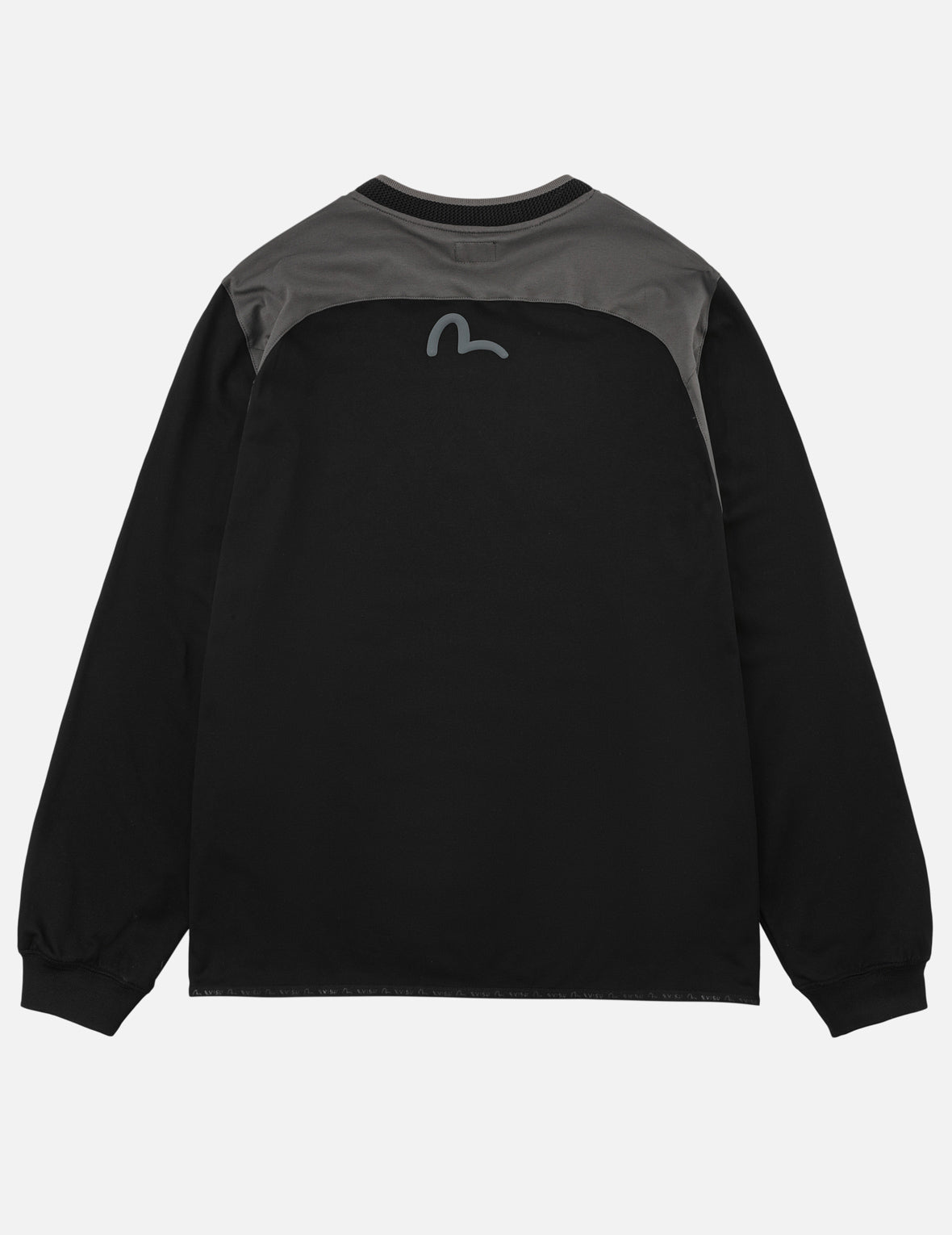 3D Logo Sport V-Neck Long-Sleeve T-Shirt