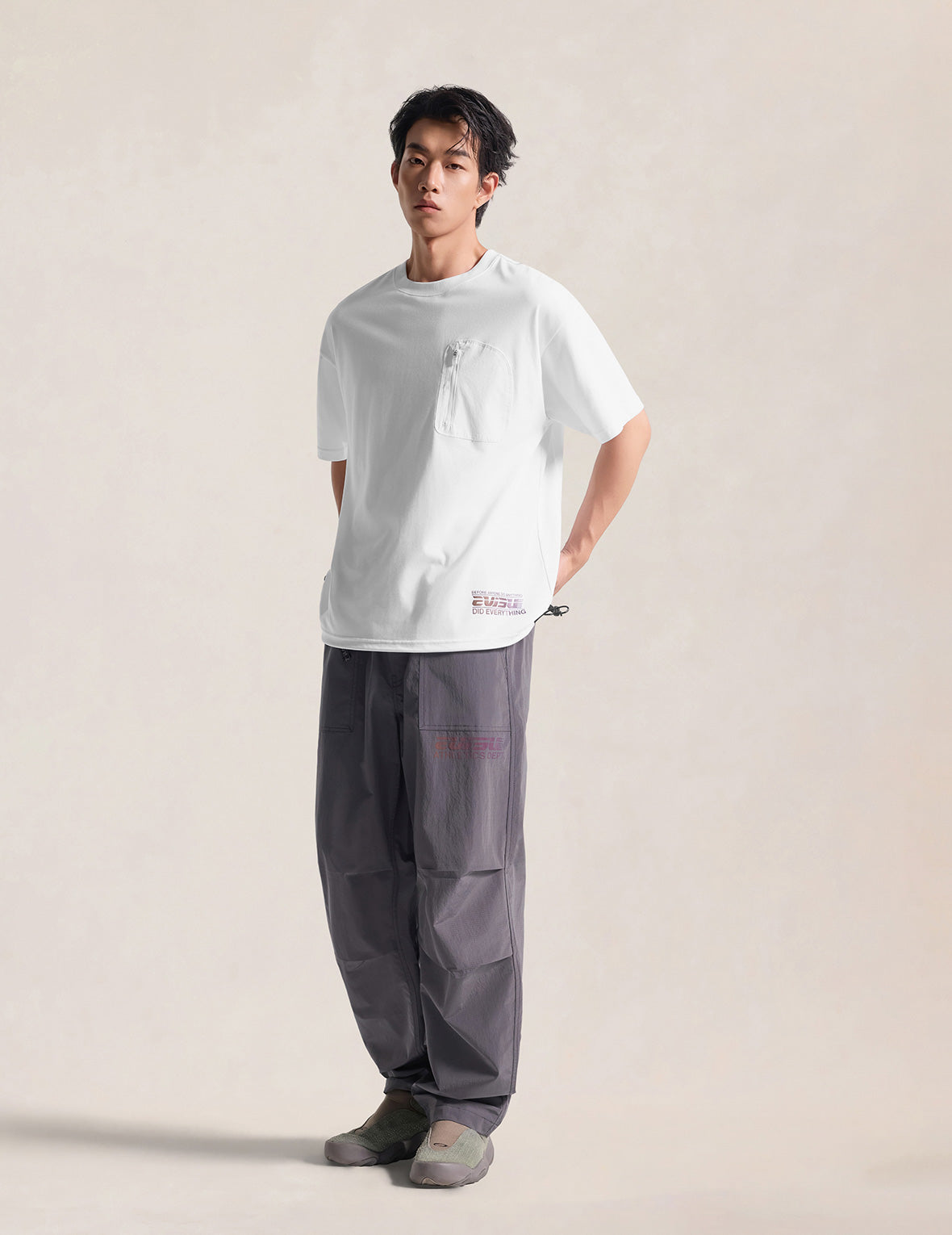 Seagull Printed Sport Pocket T-Shirt