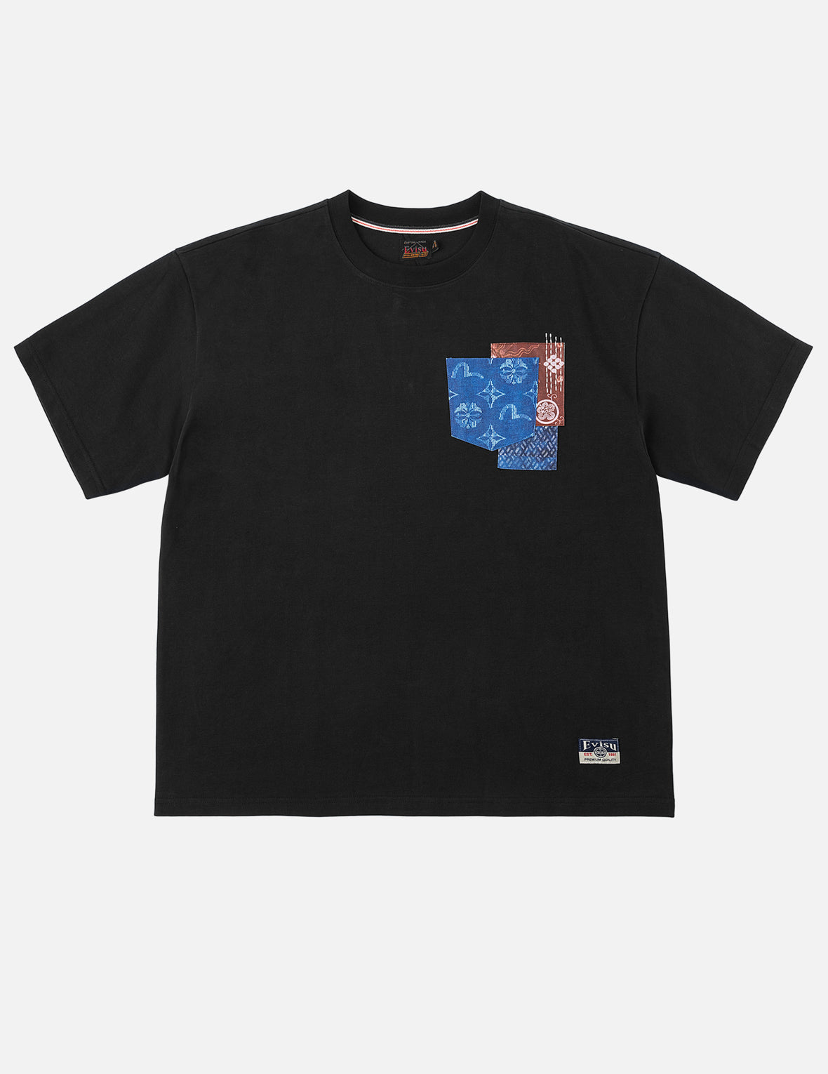 Multi-Pocket Sashiko Tee