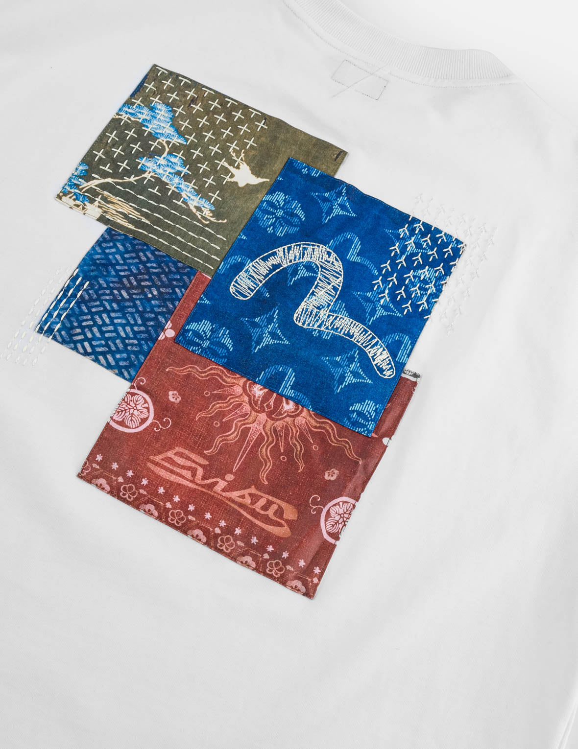 Multi-Pocket Sashiko Tee
