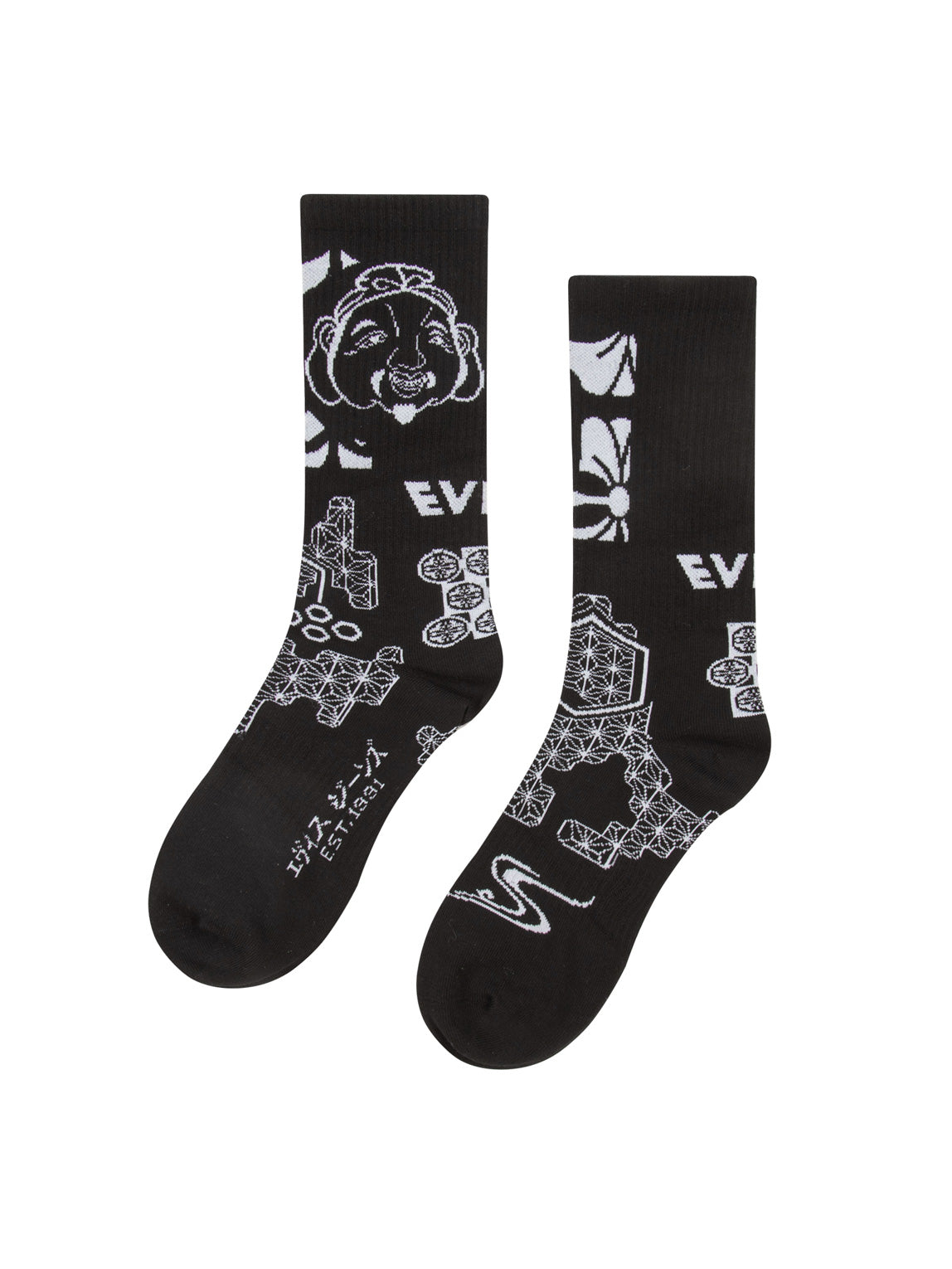 Godhead and Kamon Jacquard Long Socks