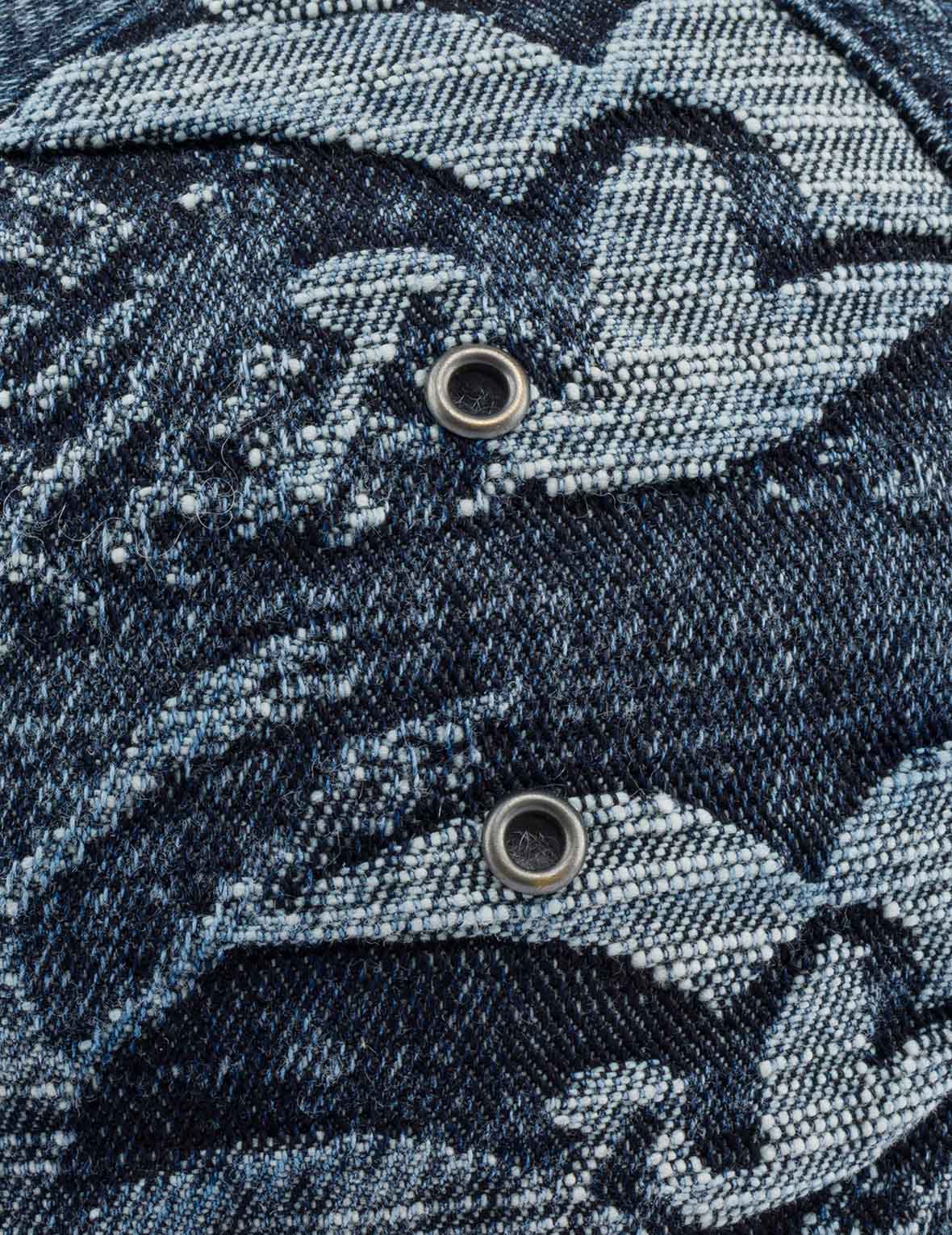 滿地海鷗仙鶴提花漁夫帽