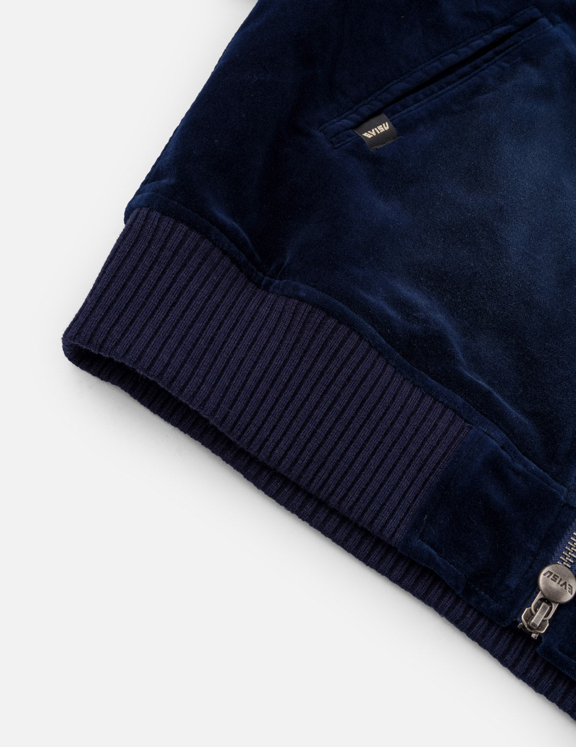 Skull Embroidery Velvet Souvenir Jacket