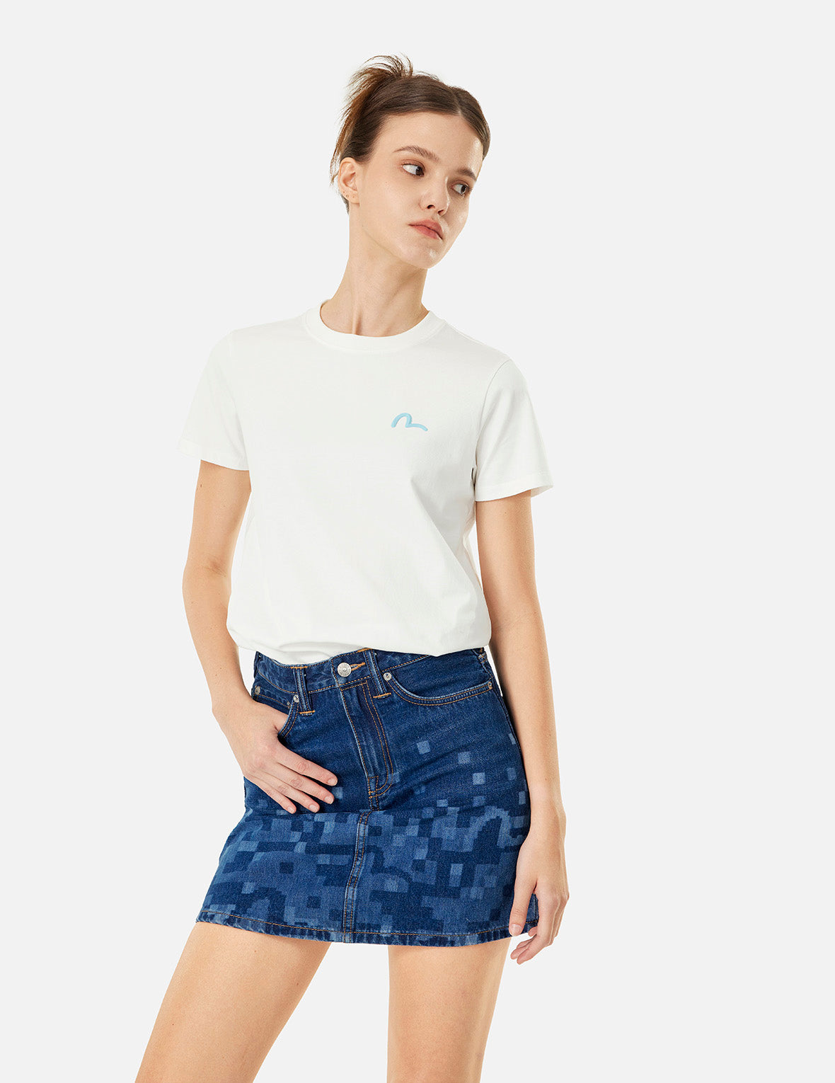 招財貓印花常規版型T恤